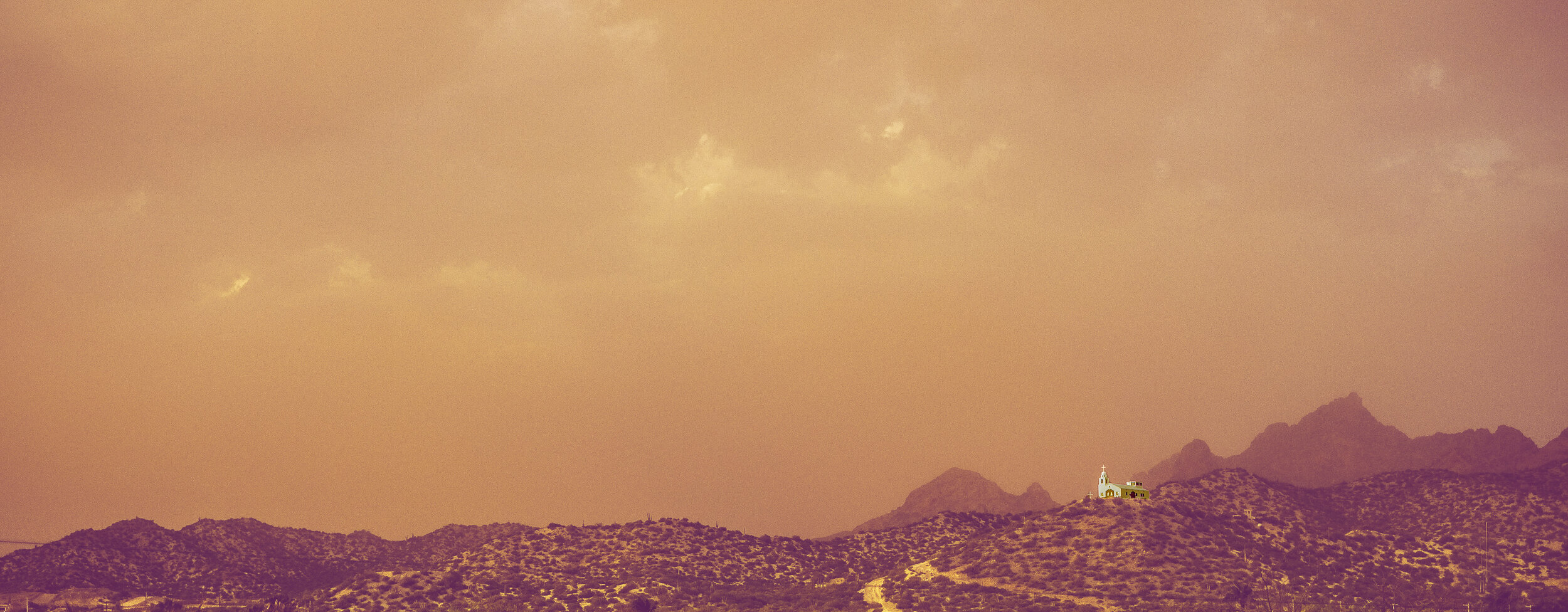 Sand storm. Bahia de Kino, Sonora 2019.