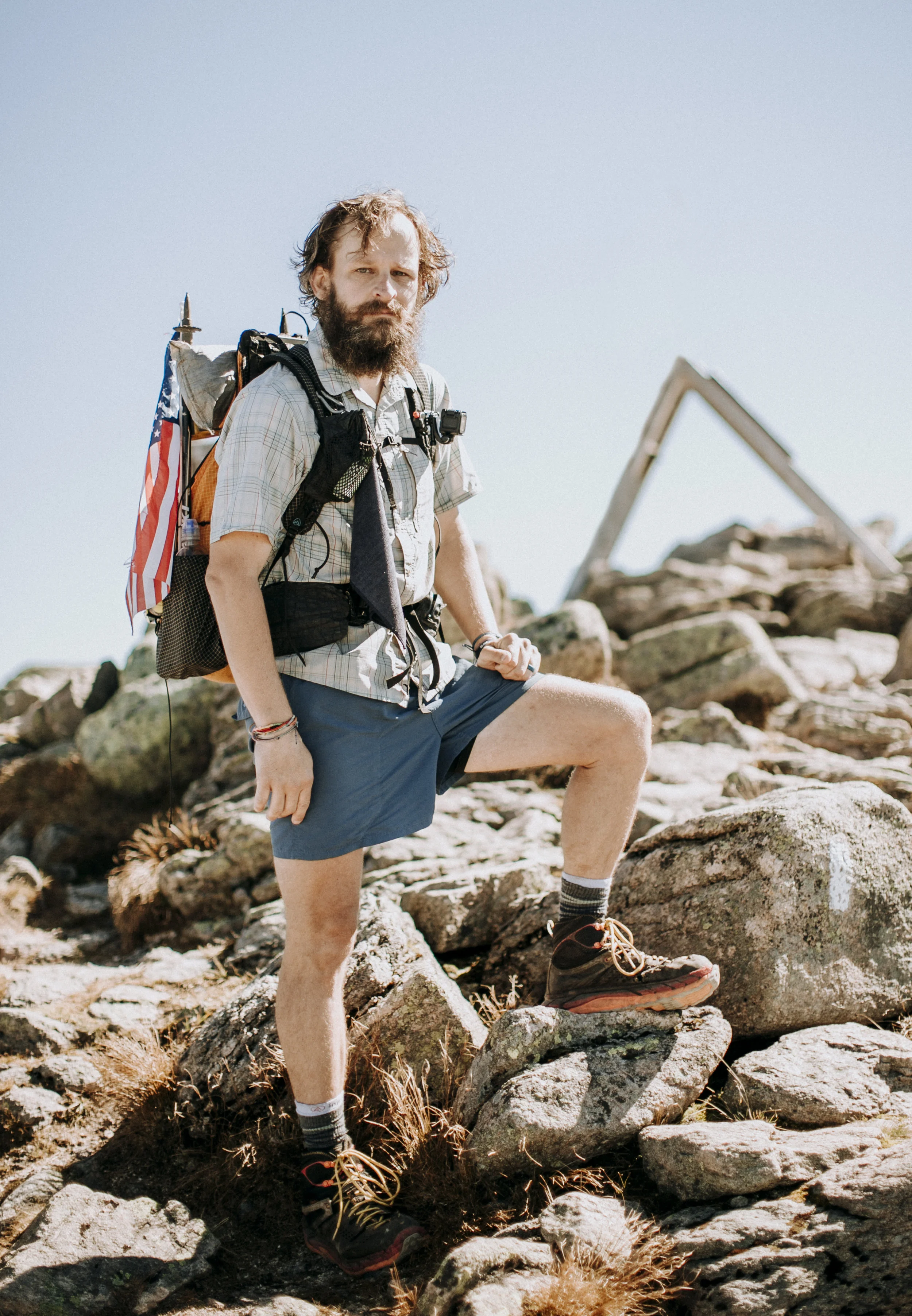“I went to college in north Georgia, not far from Springer Mountain. I hiked with friends in college, and they went on and had the time to hike the trail back in the mid ’90s, so it had always been on my mind. I talked about it more and more as I got into my 40s, and I got a chance to have some time away from work about a year ago.” With tears in his eyes, Michael continued: “My wife basically told me I need to put up or shut up, so I put up. Here I am six months later. I did it for the adventure. It was everything I expected. It was an absolute adventure. Well worth it. What is next? Man, tha’ts harder than deciding to hike the trail. I don’t have a job lined up when I get home, but my wife has been extremely supportive.”