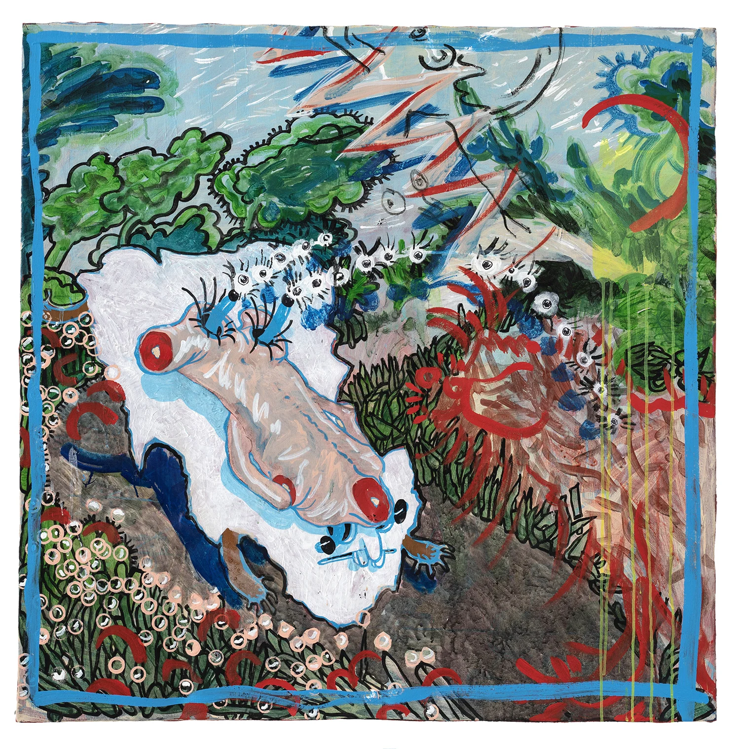 2018, mixed media on canvas