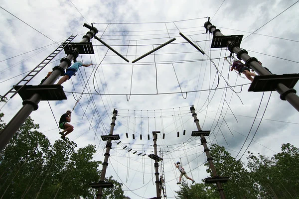Consider having our staff facilitate an experience for your group on our Adventure Challenge Course . Activities include a High Ropes course, Climbing Tower, Zip Line, and Low Ropes (team building) activities.