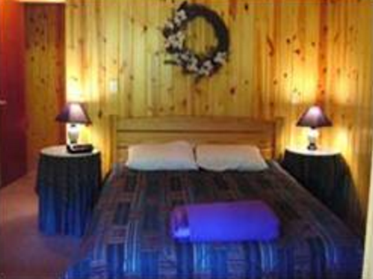 The Eagles Nest offers motel style accommodations, each room with its own private bathroom and the building includes a sitting lobby that is perfect for fellowship or board games.