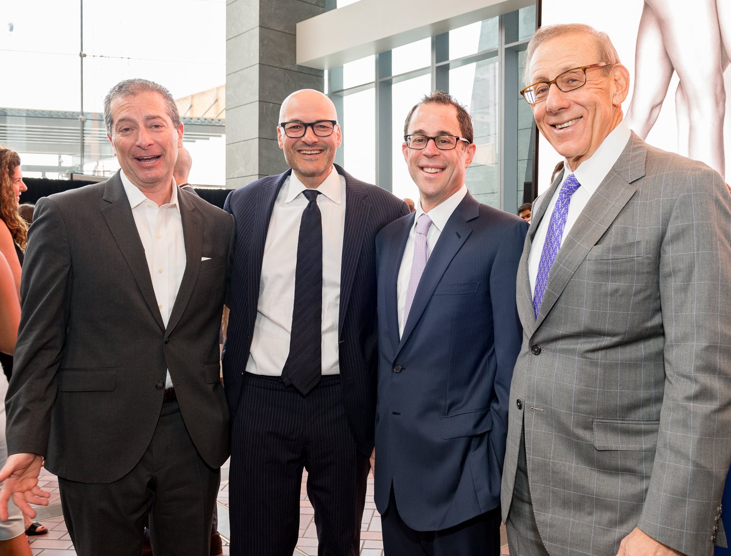 Jeff Blau (2nd From Right), Stephen M. Ross (Far Right)