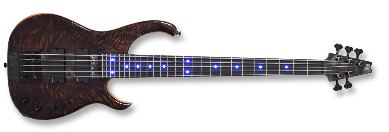 ModulusGraphite_Site_TBX5_BlackRedwoodBurl_LEDs_On.jpg