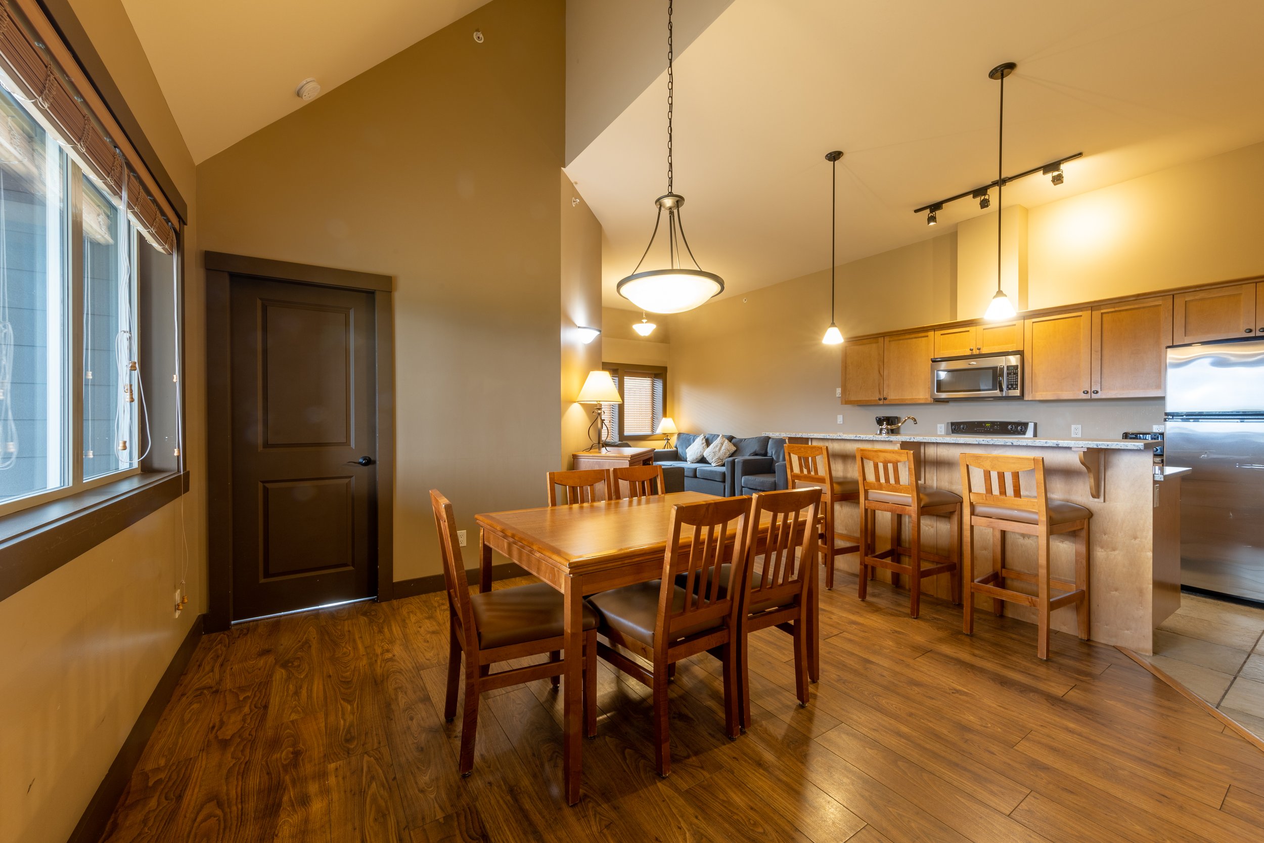 Fully Equipped Kitchen and Dining Area | 2 Bedroom Hot Tub Suite at Palliser Lodge