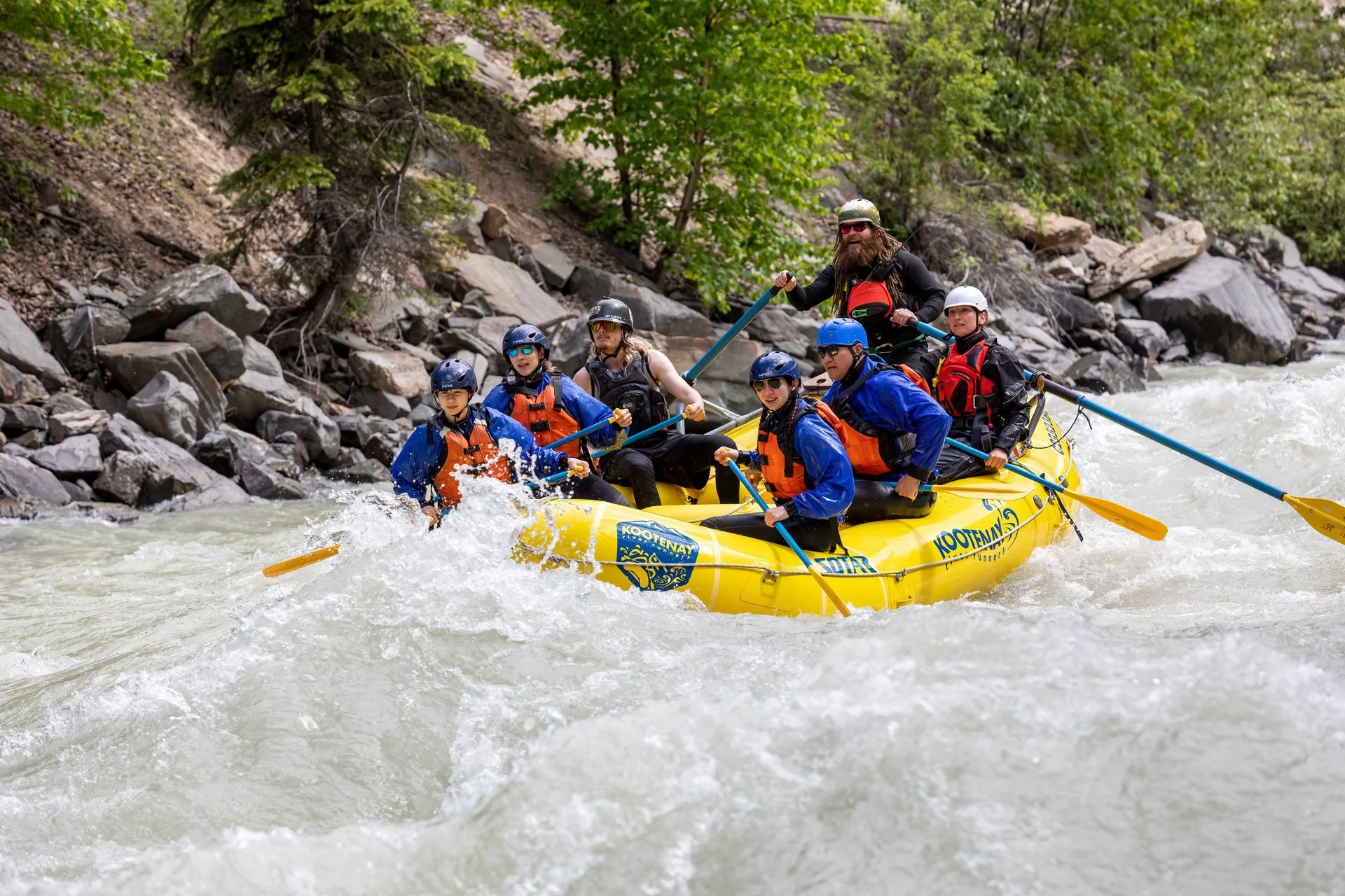 A Wave of Fun - All About Kicking Horse River Whitewater Rafting