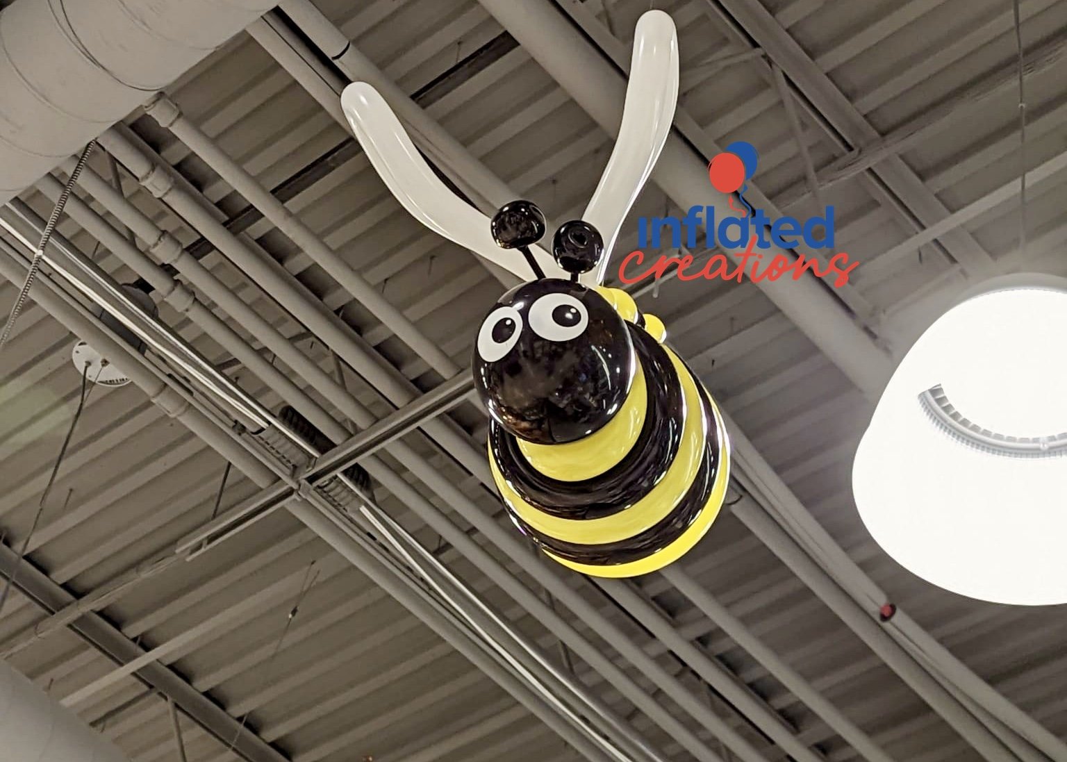 Bees balloon sculpture ceiling chandeliers rosh hashana jewish new year