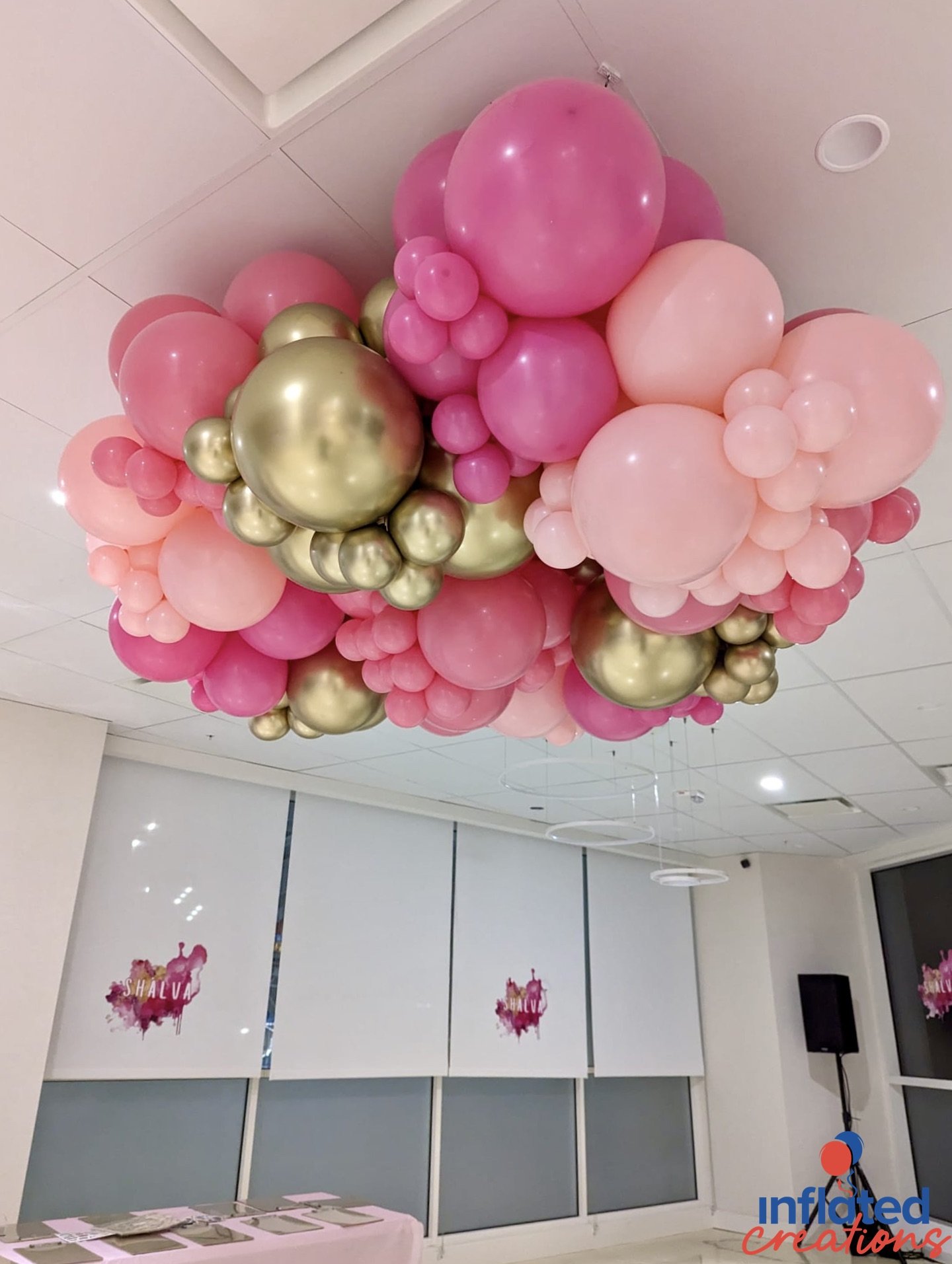 organic balloon cluster chandelier