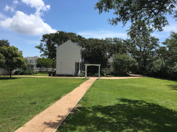 Backyard of The Menard House