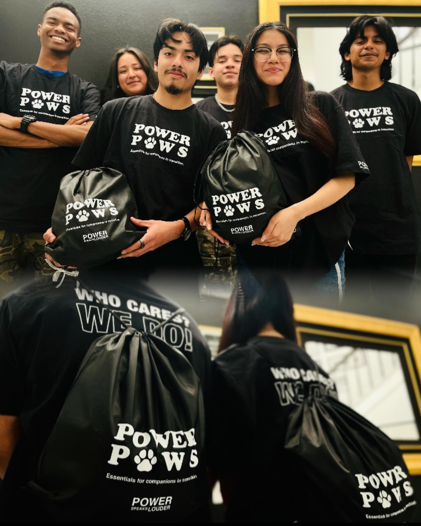 Power Paws&mdash;Essentials for companions in transition! 🐾 These amazing doggie essential packages were designed and crafted by Vista Del Lago&rsquo;s &ldquo;Top Dogs&rdquo; team as part of their Service Learning project. With their collected donat