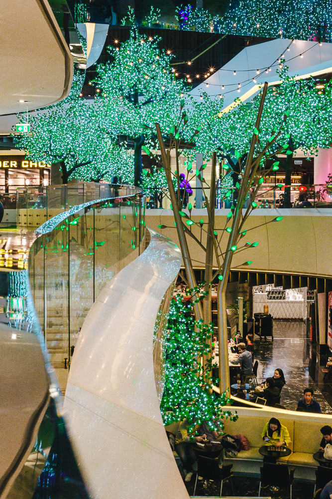 Westfield Sydney's Enchanted Garden Vivid Installation. Photo courtesy of Westfield Sydney. Image by James Ambrose.