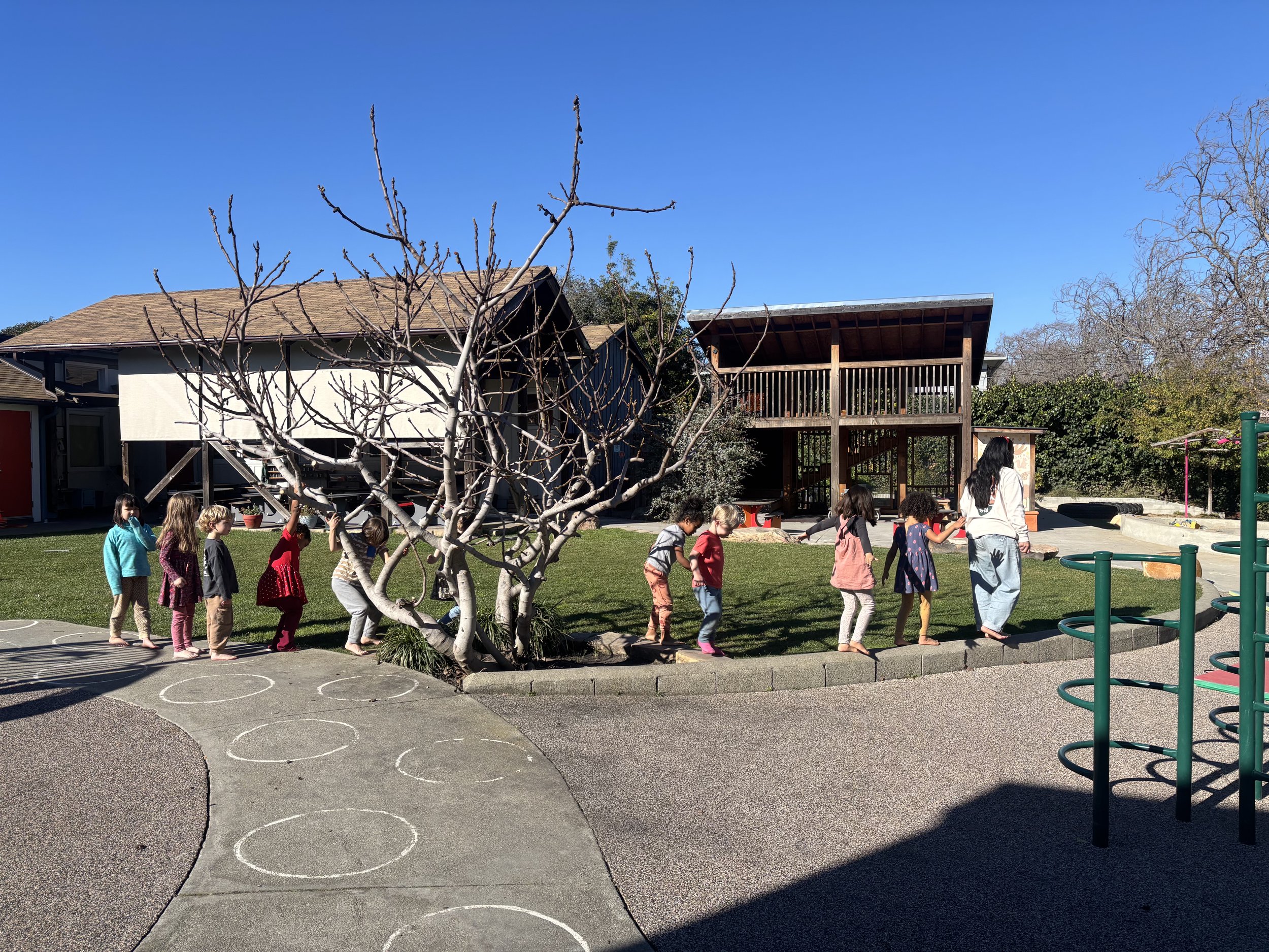 beautiful school grounds and sambo follow the leader.jpg