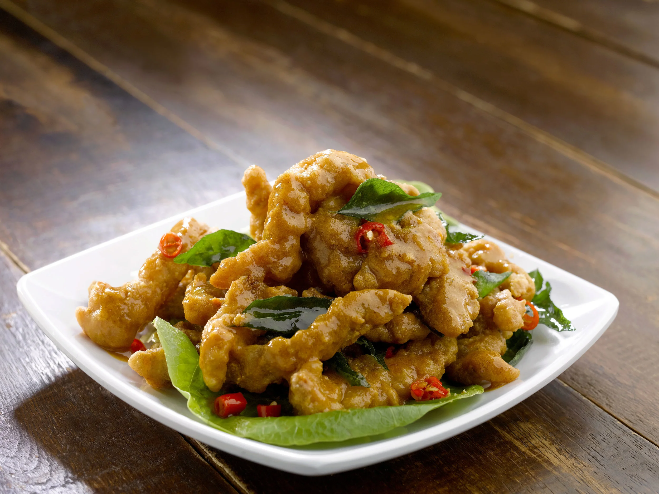 Salted Egg Mantis Prawns