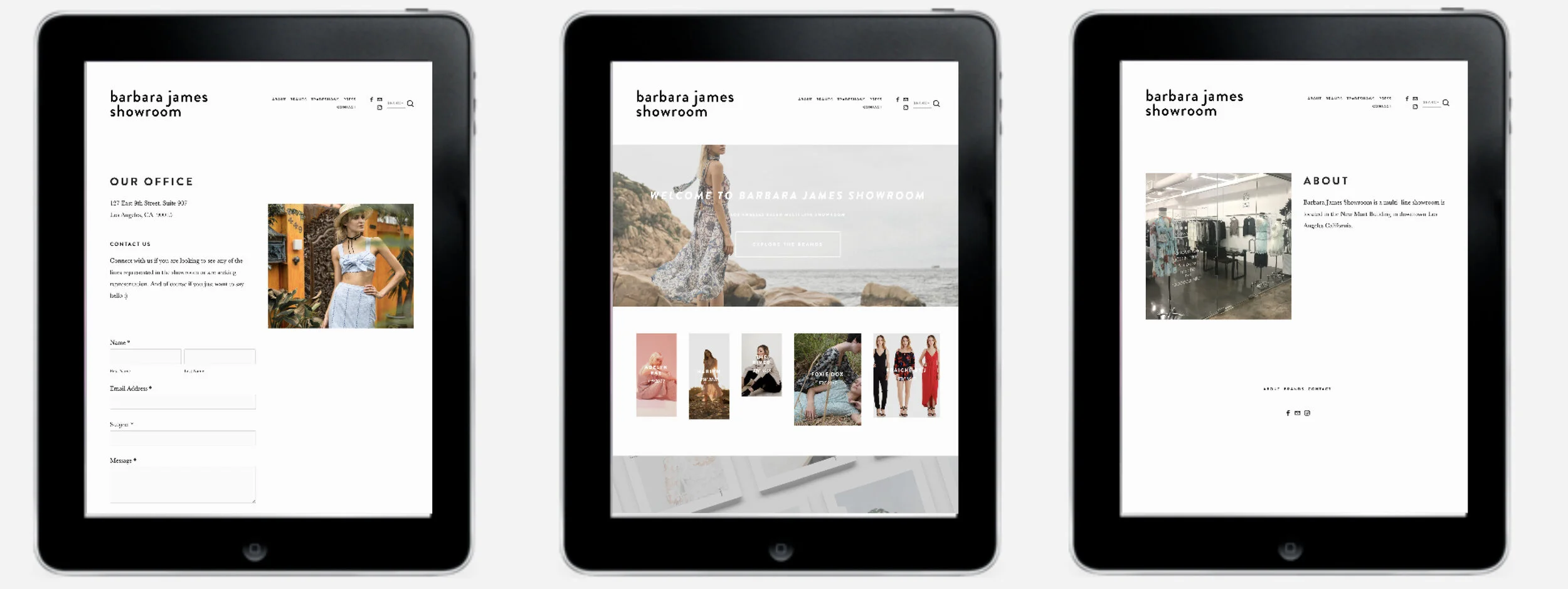 BARBARA JAMES SHOWROOM