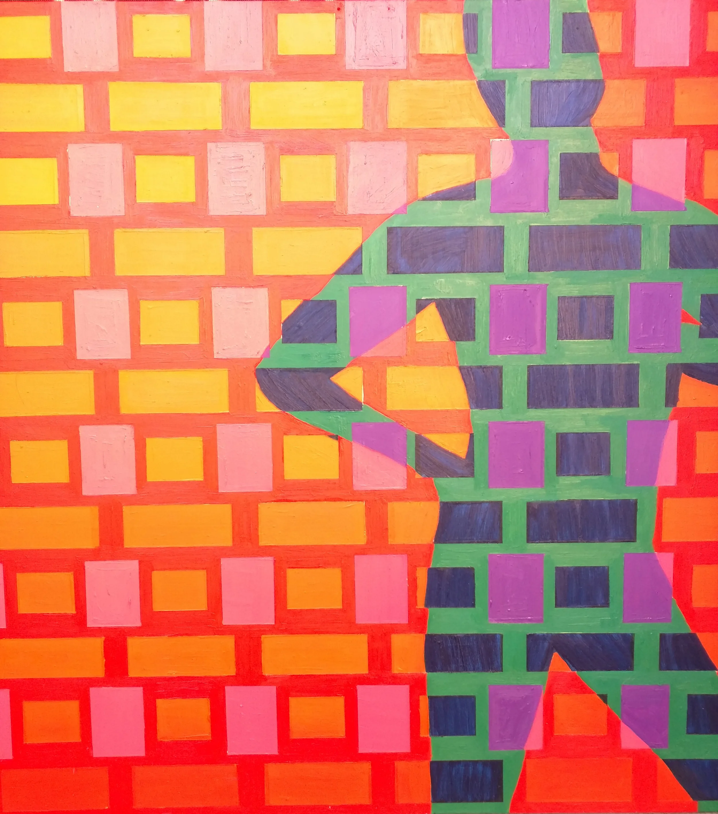 Rose Scutella / Juxtapose / 2016 / Oil on wood