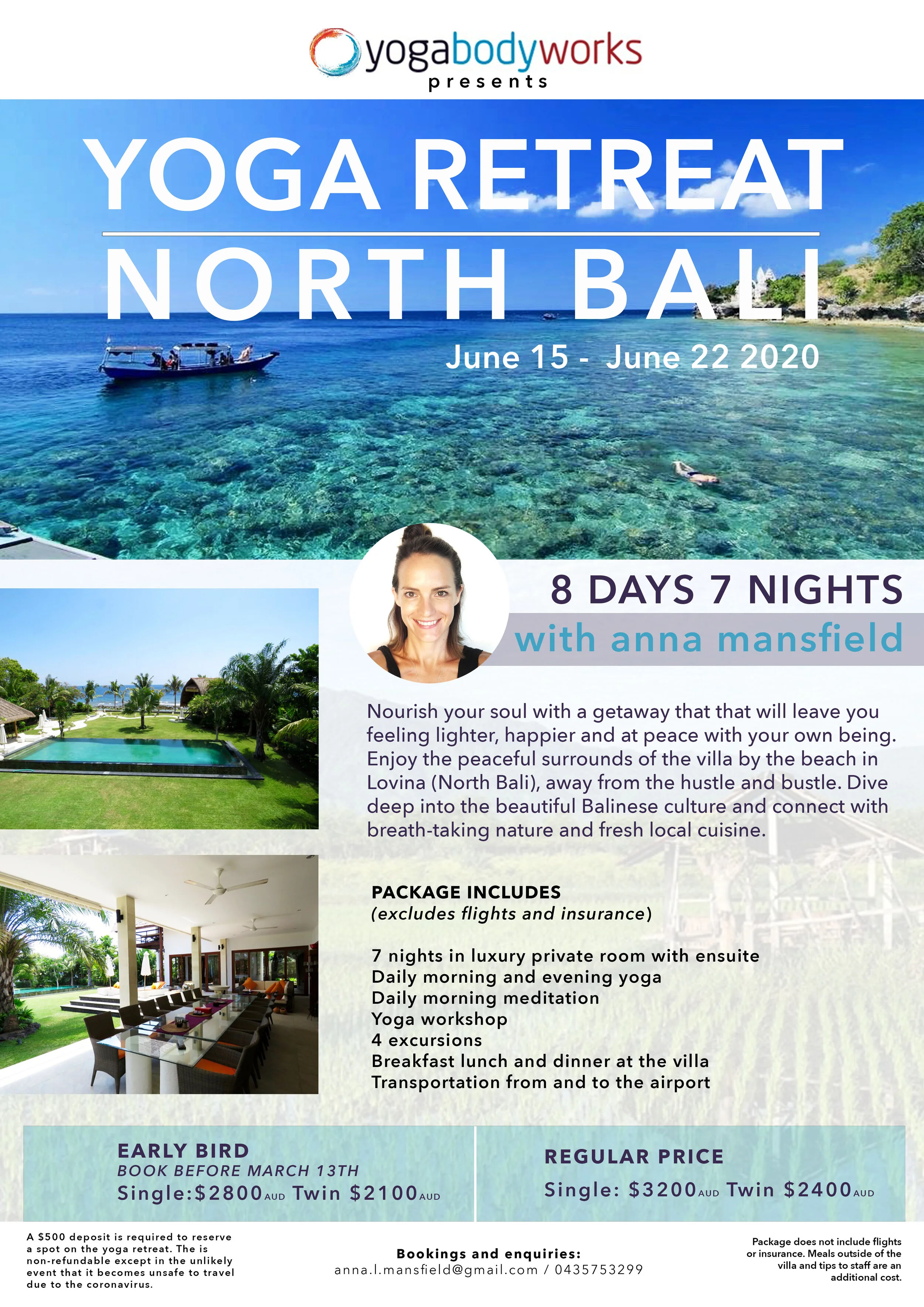 YBW Yoga Retreat in North Bali with Anna Mansfield