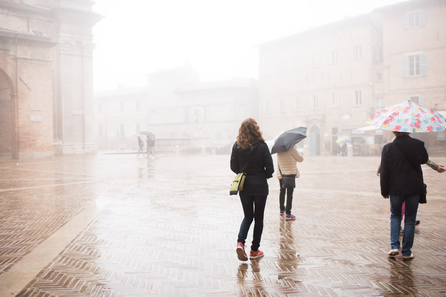 Urbino i dimman...