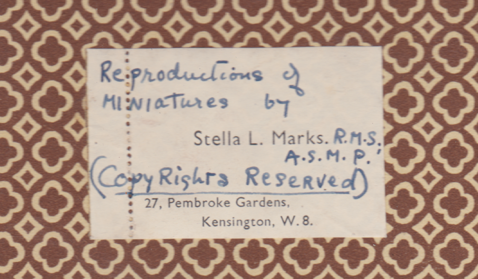 The inside page of Stella Mark's Book Displaying Photographs of some of her work