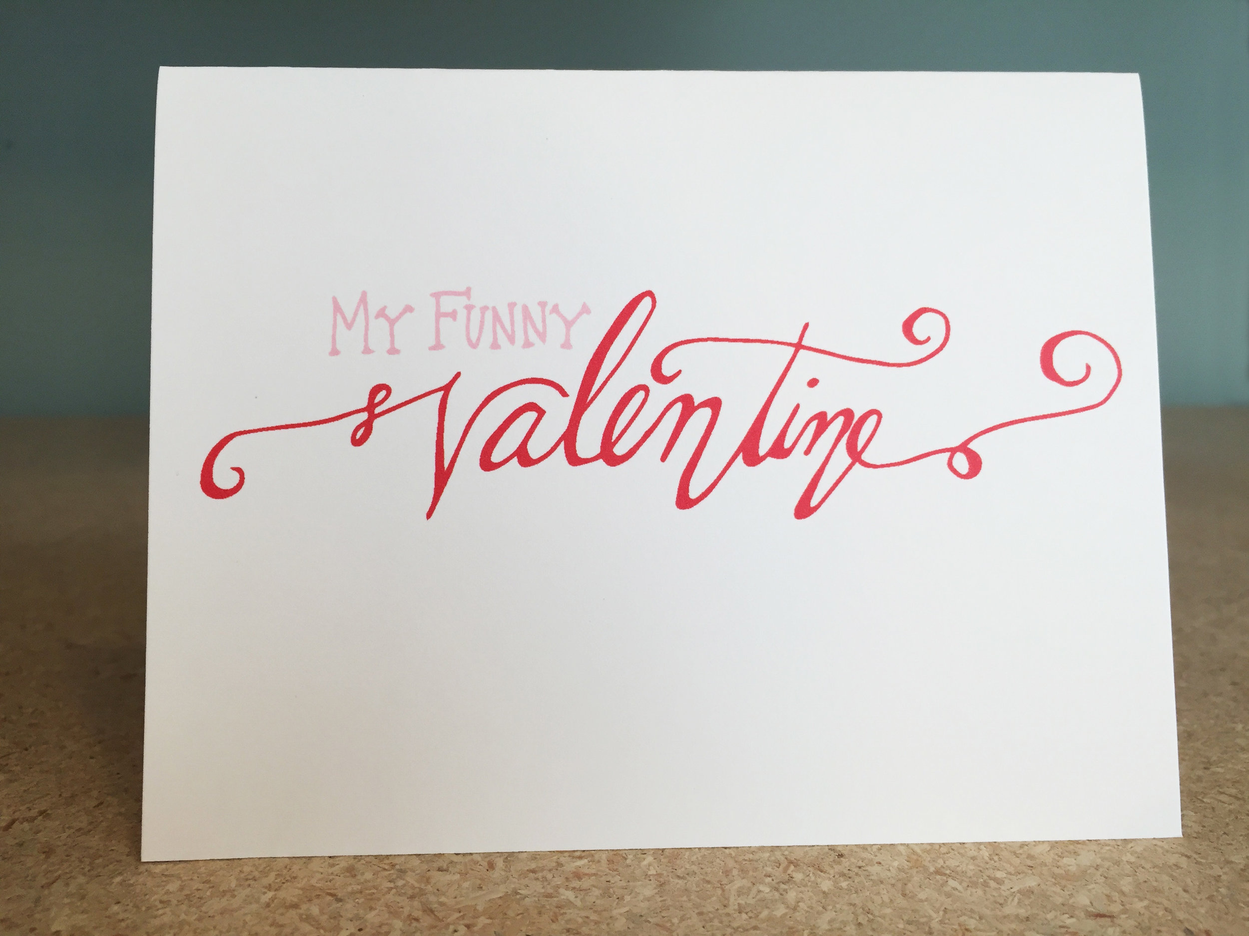 My Funny Valentine Card