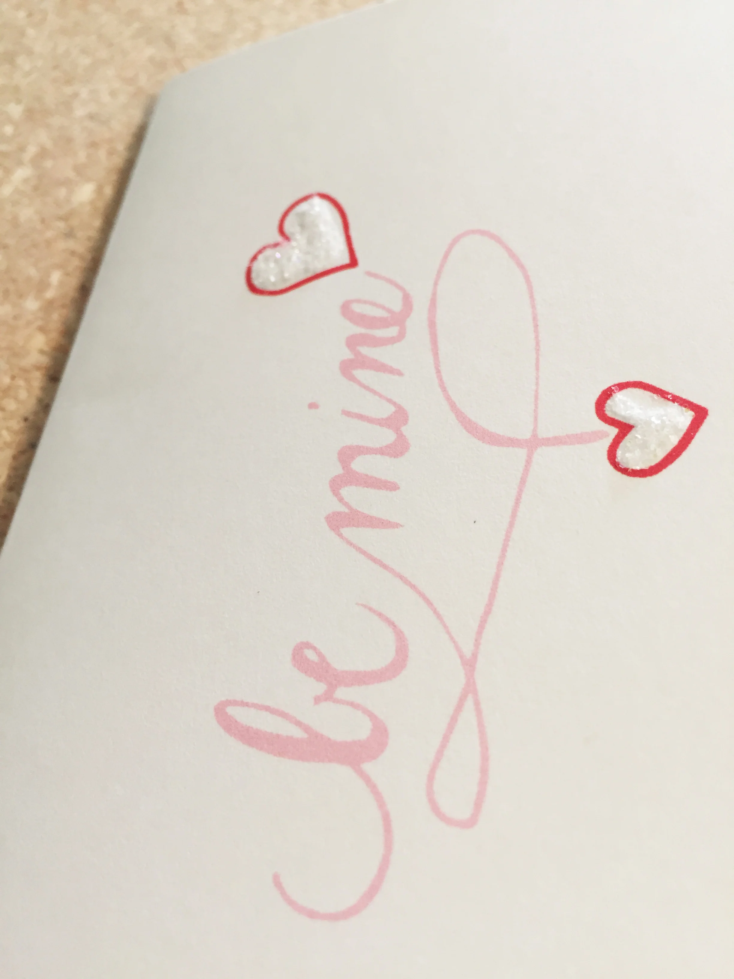Be Mine Valentine Card