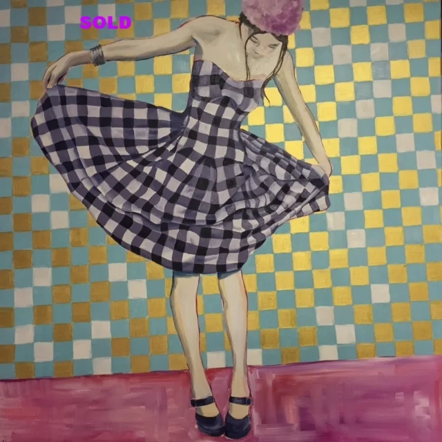 CHECKERED DRESS (SOLD)