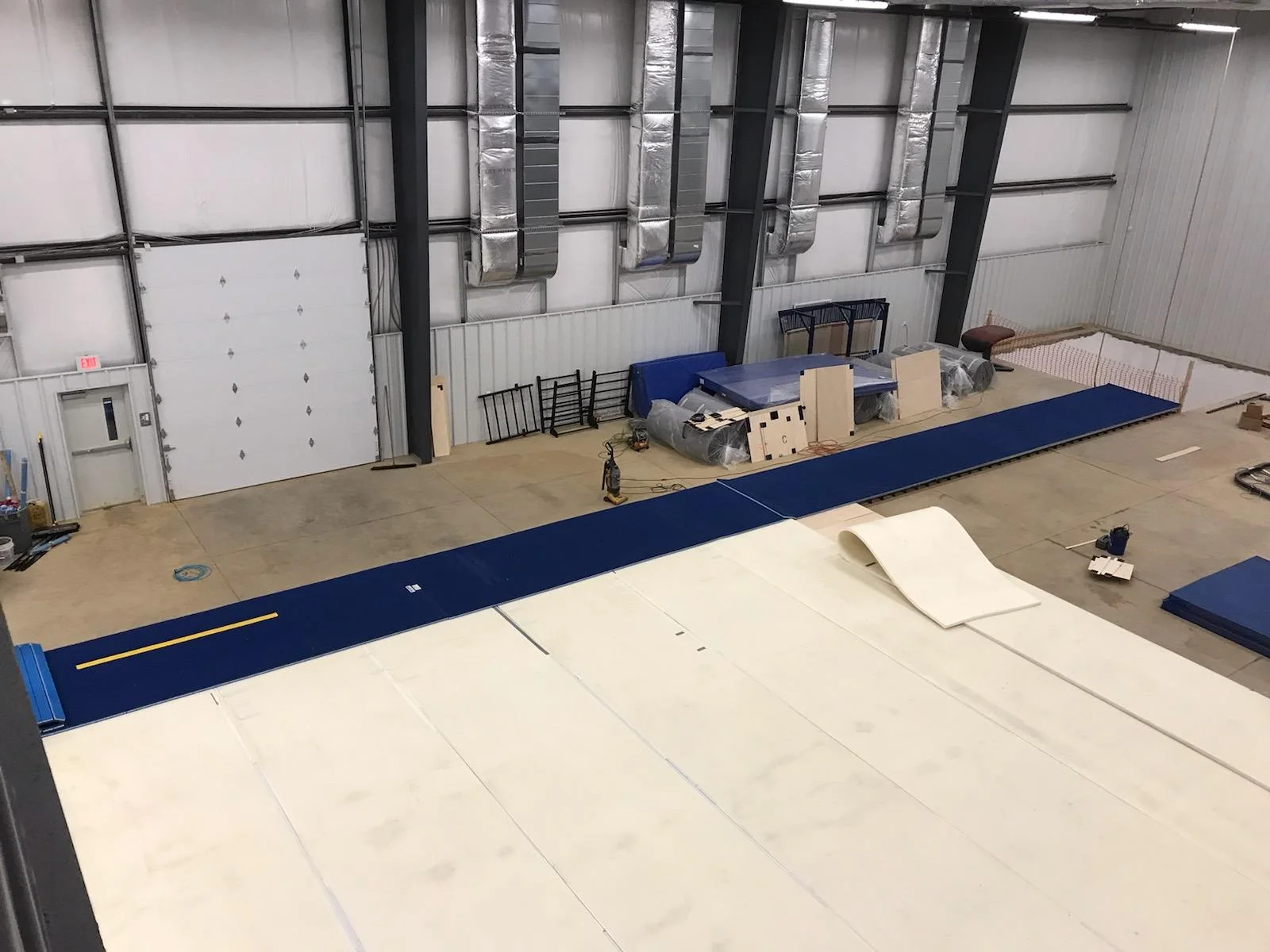 Brand New Floor Exercise & Tumble Strip Are Ready For Carpet!
