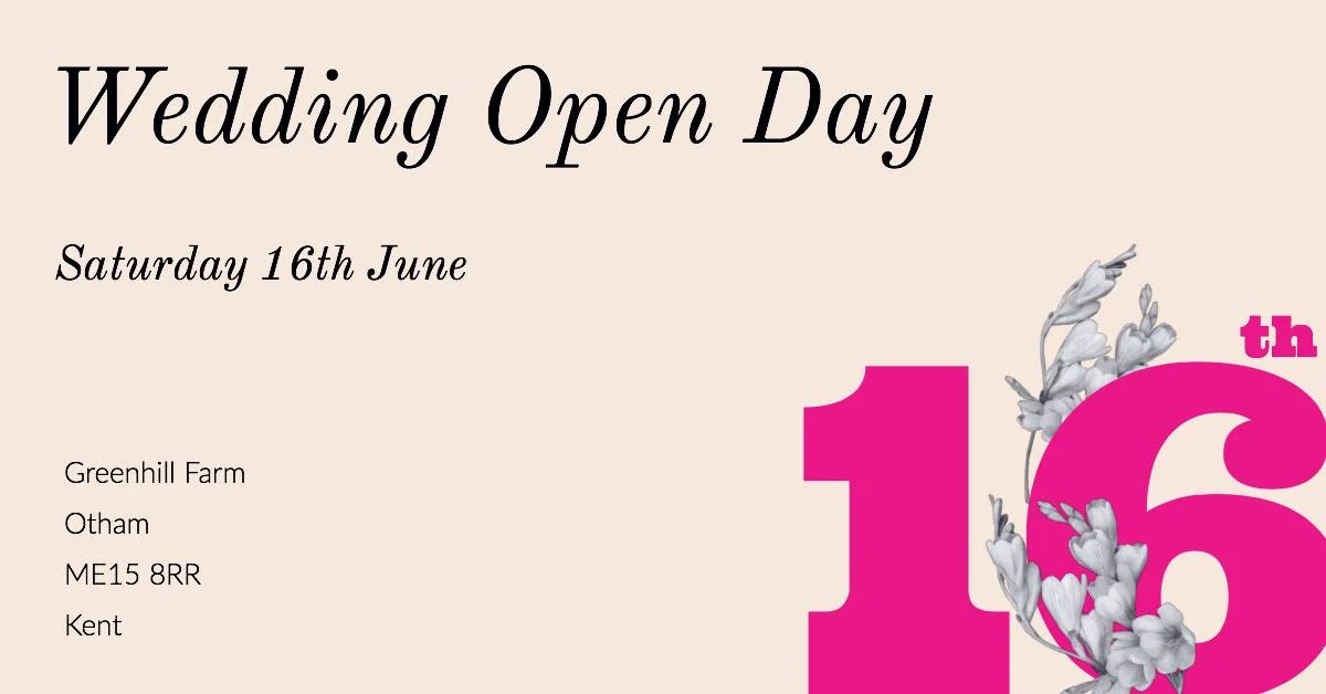 Wedding Open Day at Greenhill Farm