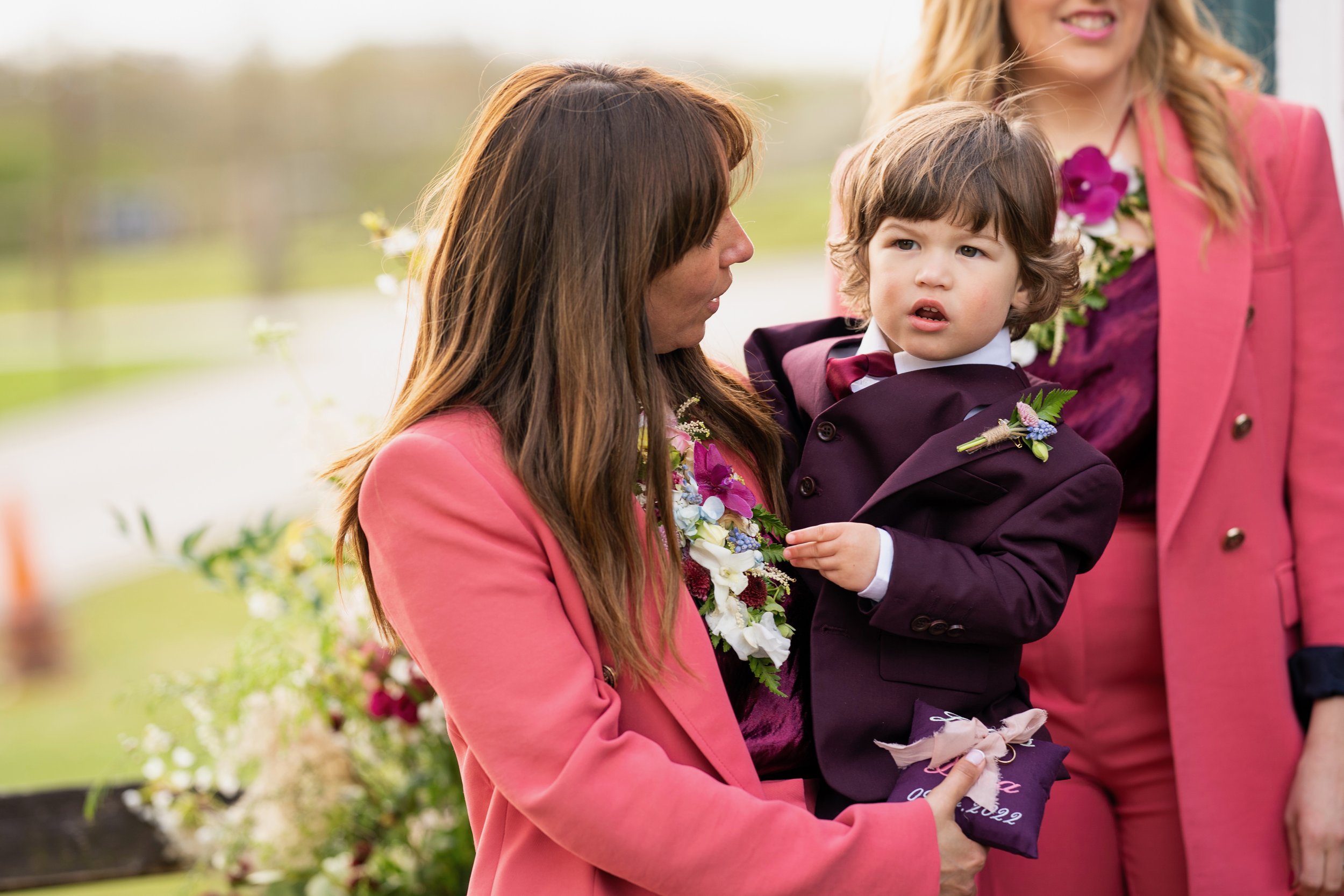 Floral Necklaces for the bridesmaids