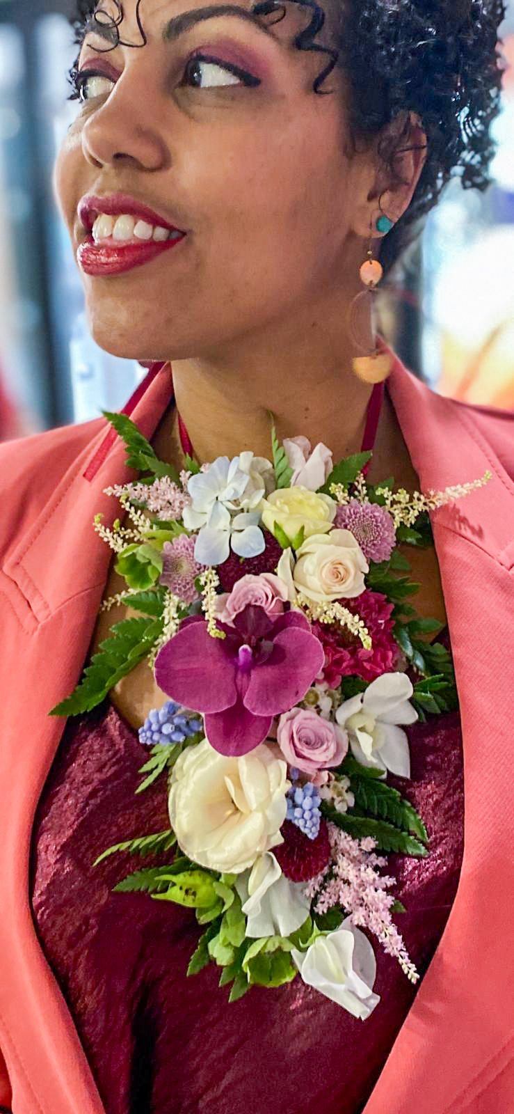 Floral Necklaces for the bridesmaids