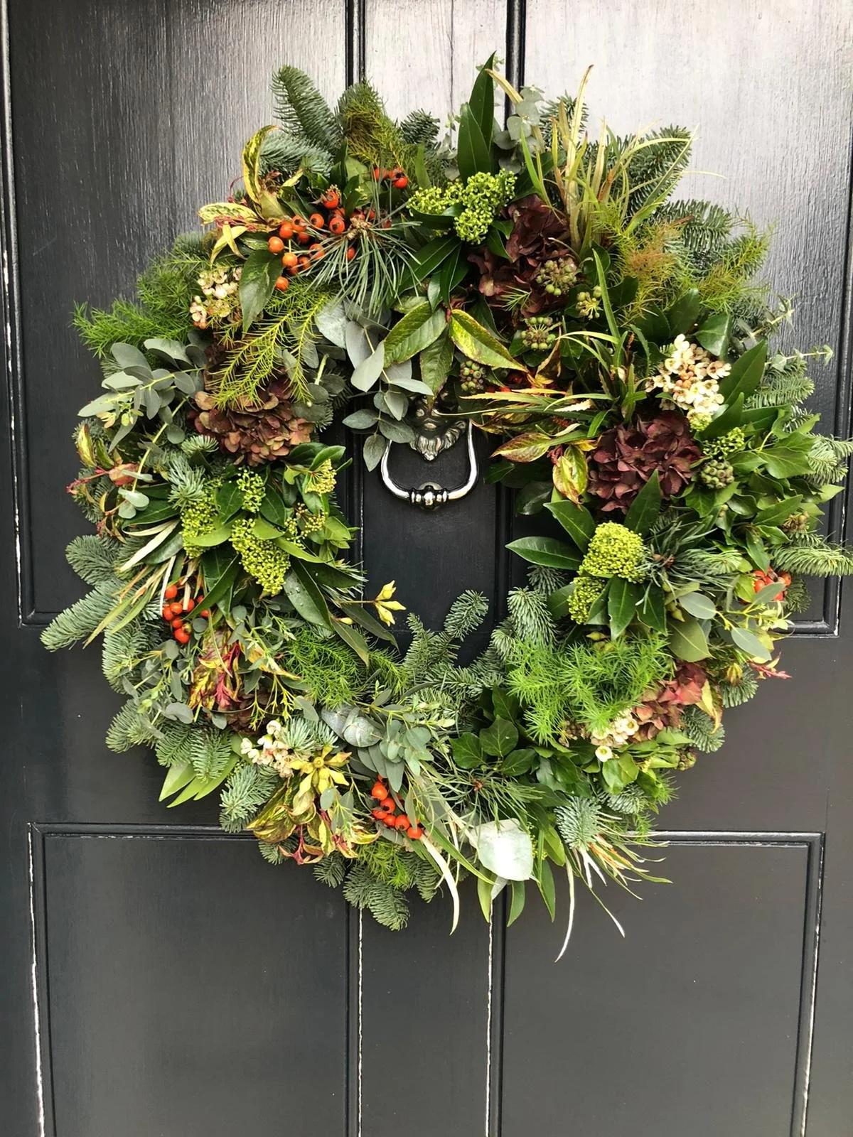 Book us for christmas decor -Door Wreath