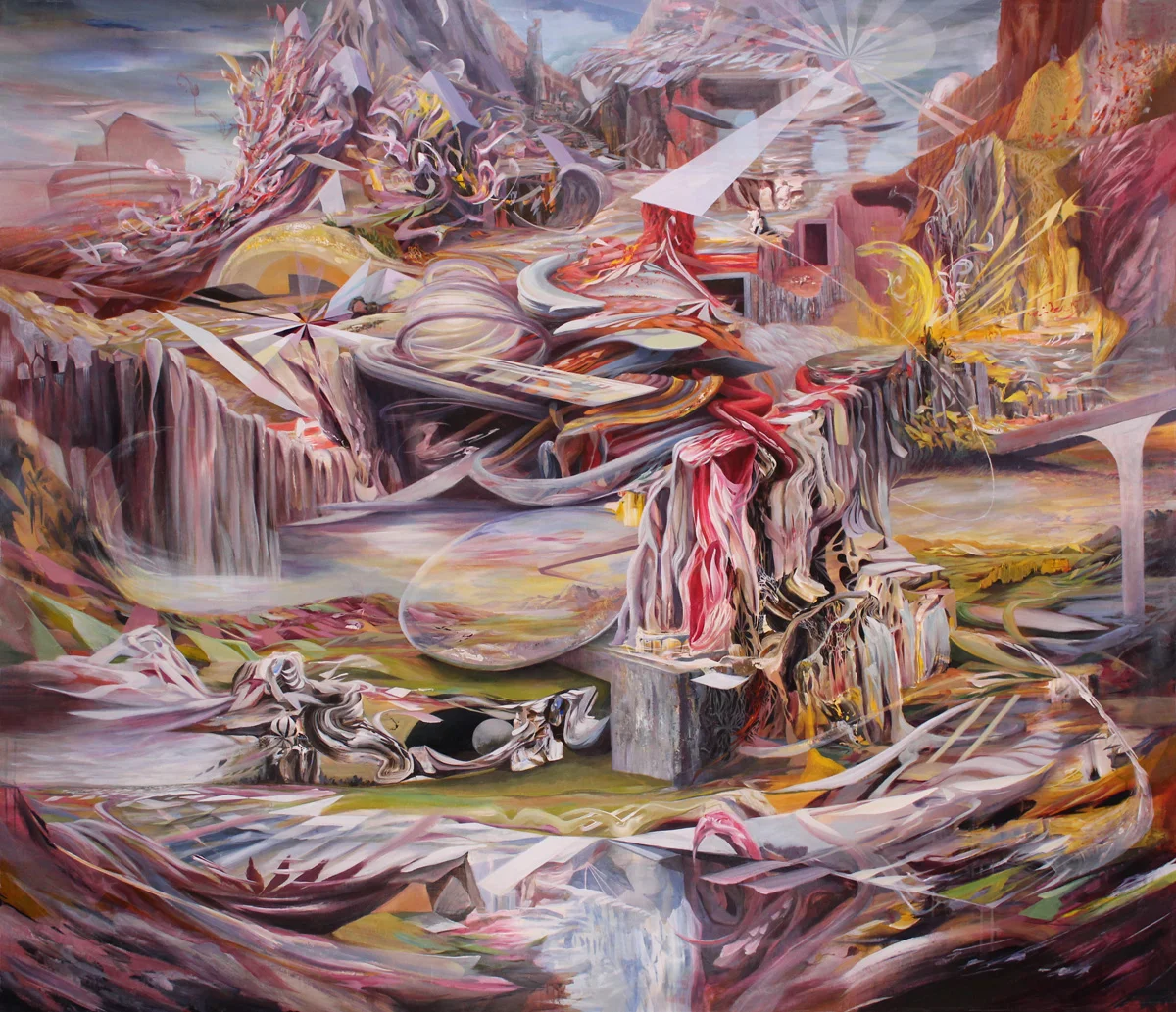 Nothing Is Everything, 2013, acryilc on linen, 92 x 80"