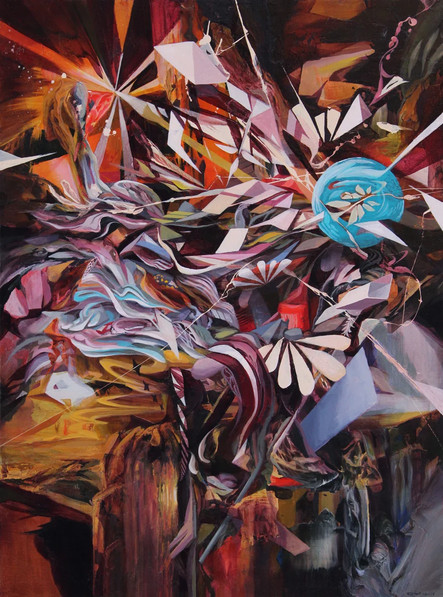 Splindy, 2013, acrylic on cancas, 18 x 24"