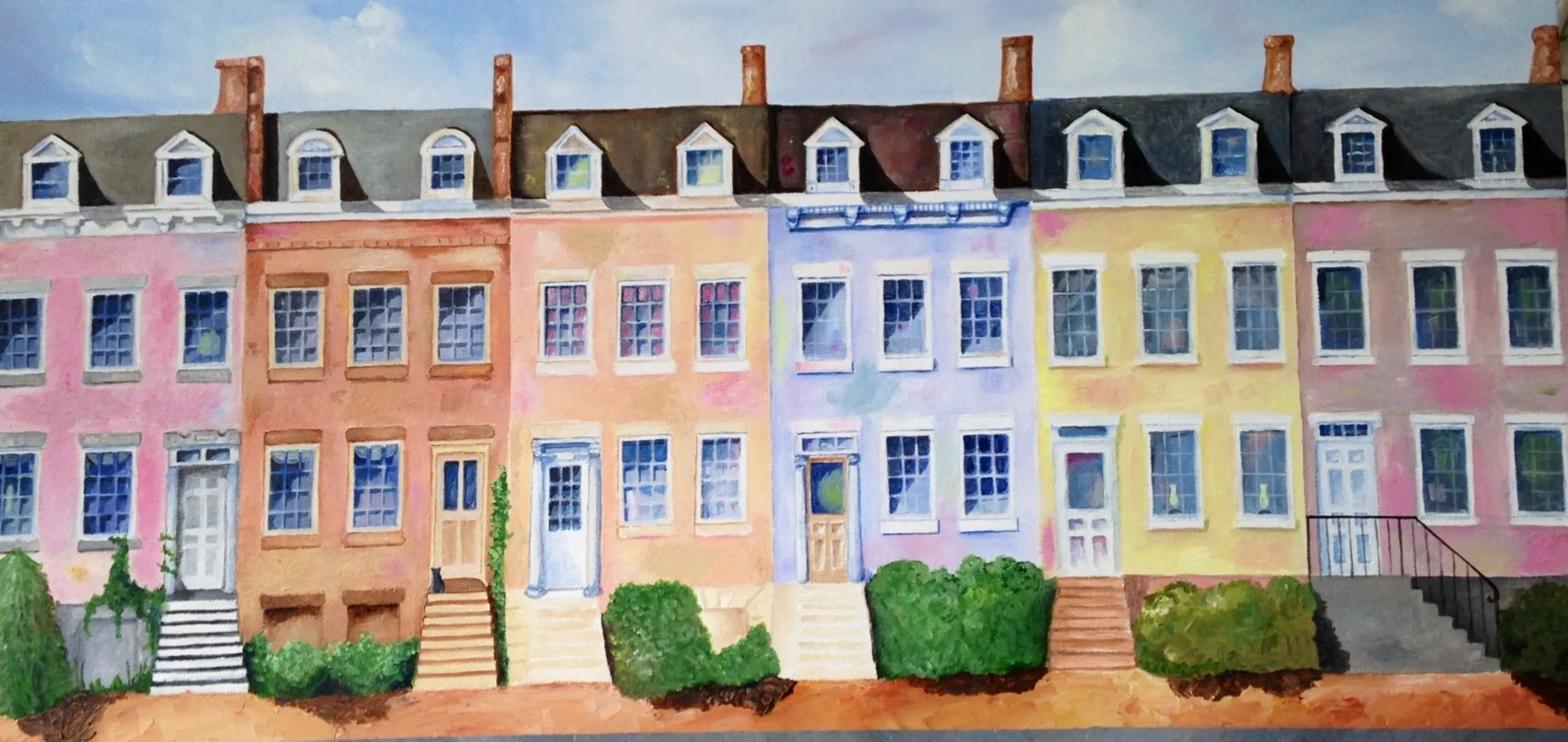 Shadows of Their Former Selves Acrylic on Canvas Wendy Allen