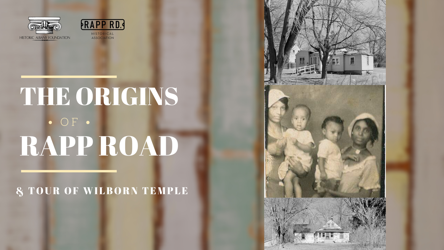 The Founding of Rapp Road & Tour of Wilborn Temple — Historic Albany ...