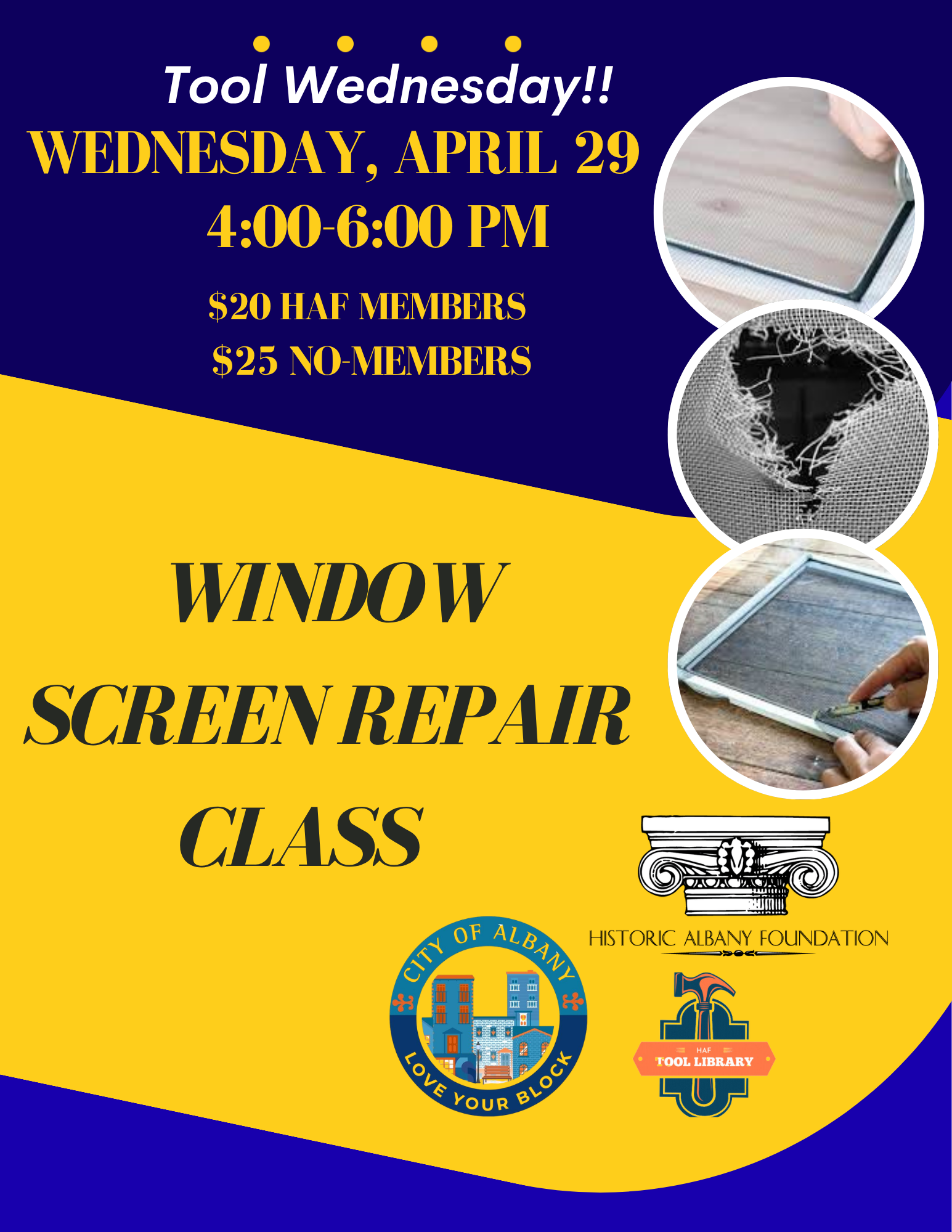 Screen Repair Class