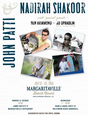 JD Spradlin at Margaritaville Beach Resort - Hollywood Beach, FL July 13, 2016