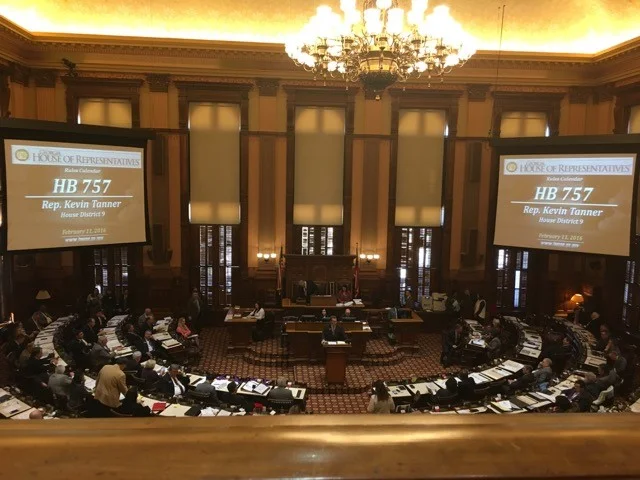 Georgia lawmakers passed an anti-LGBT "religious freedom" bill in April, but Gov. Nathan Deal vetoed it. Image by Maggie Garrett.