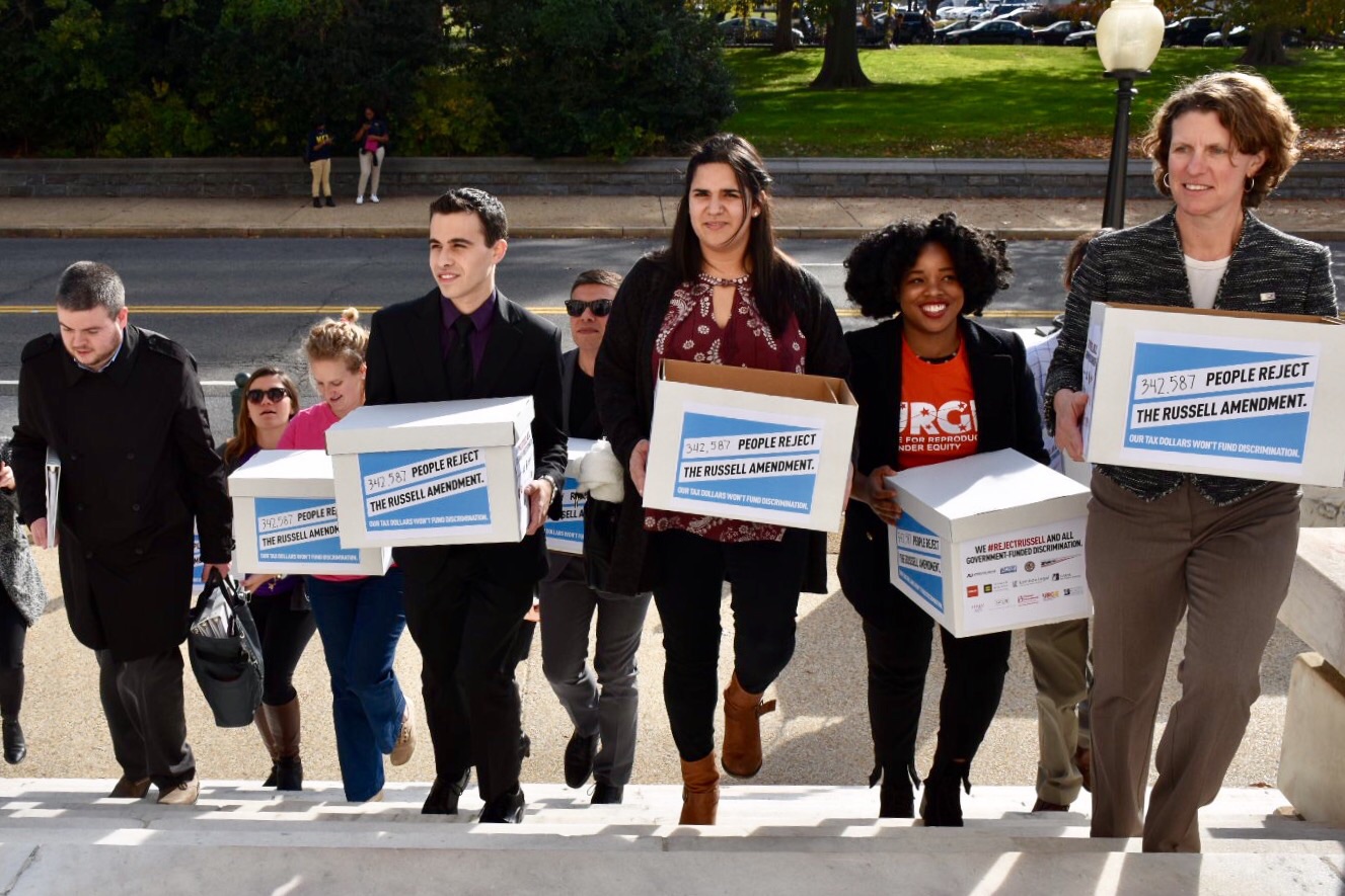  Americans United joined a dozen national organizations and over 340,000 petition signers in urging Congress to #RejectRussell. 