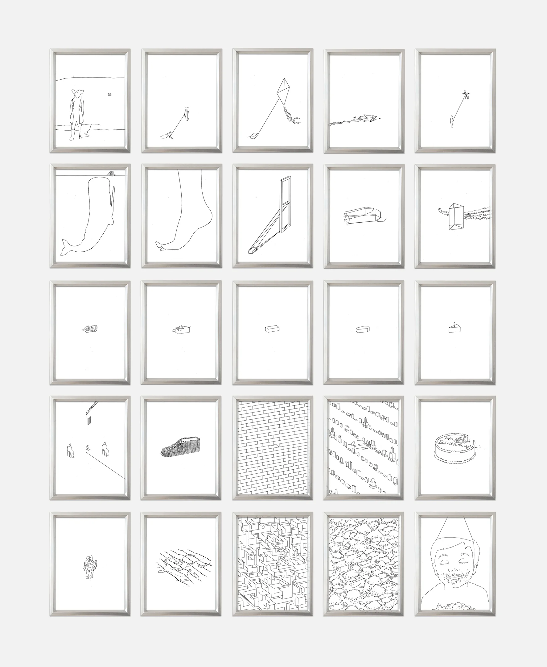 Untitled group of drawings (Array)