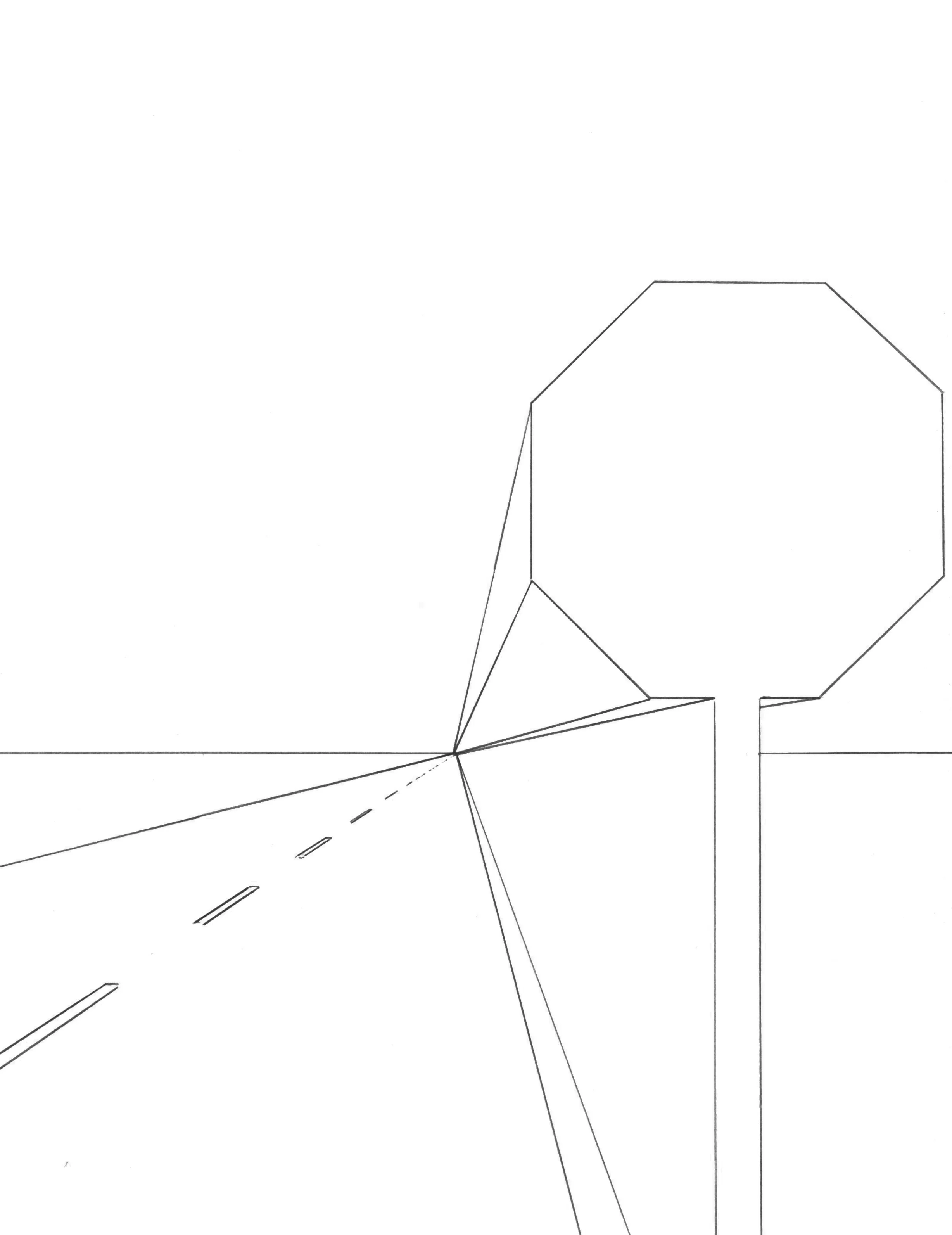 Adam Douglas Thompson - Drawing (stop sign, extruded)