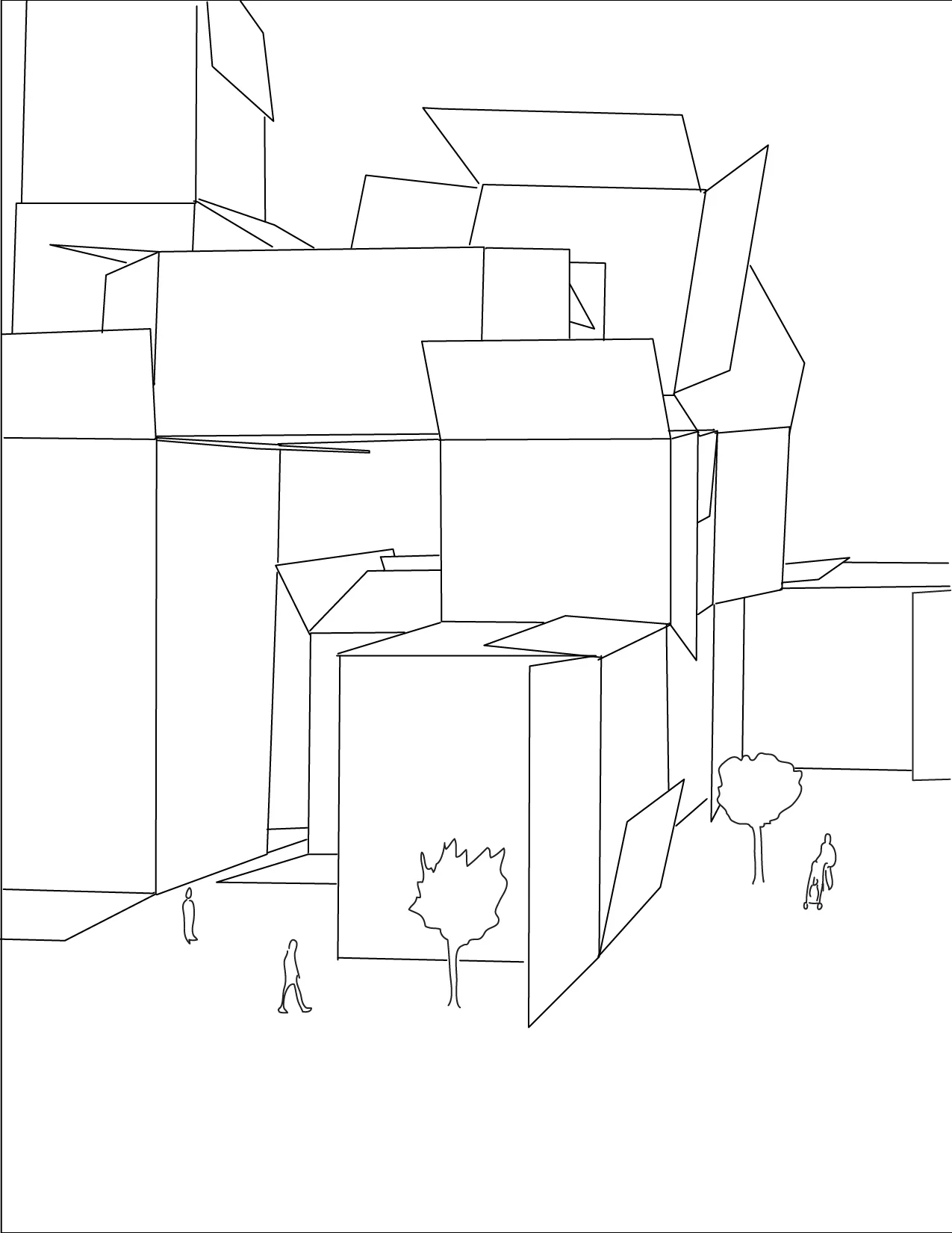 Adam Douglas Thompson - Drawing (boxitecture)