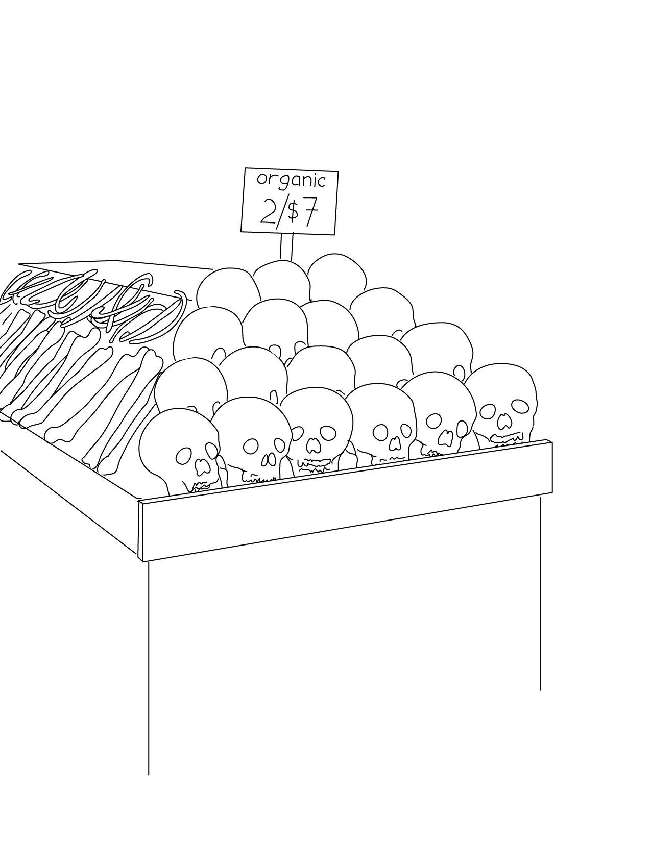 Adam Douglas Thompson - Drawing (organic skeletons)