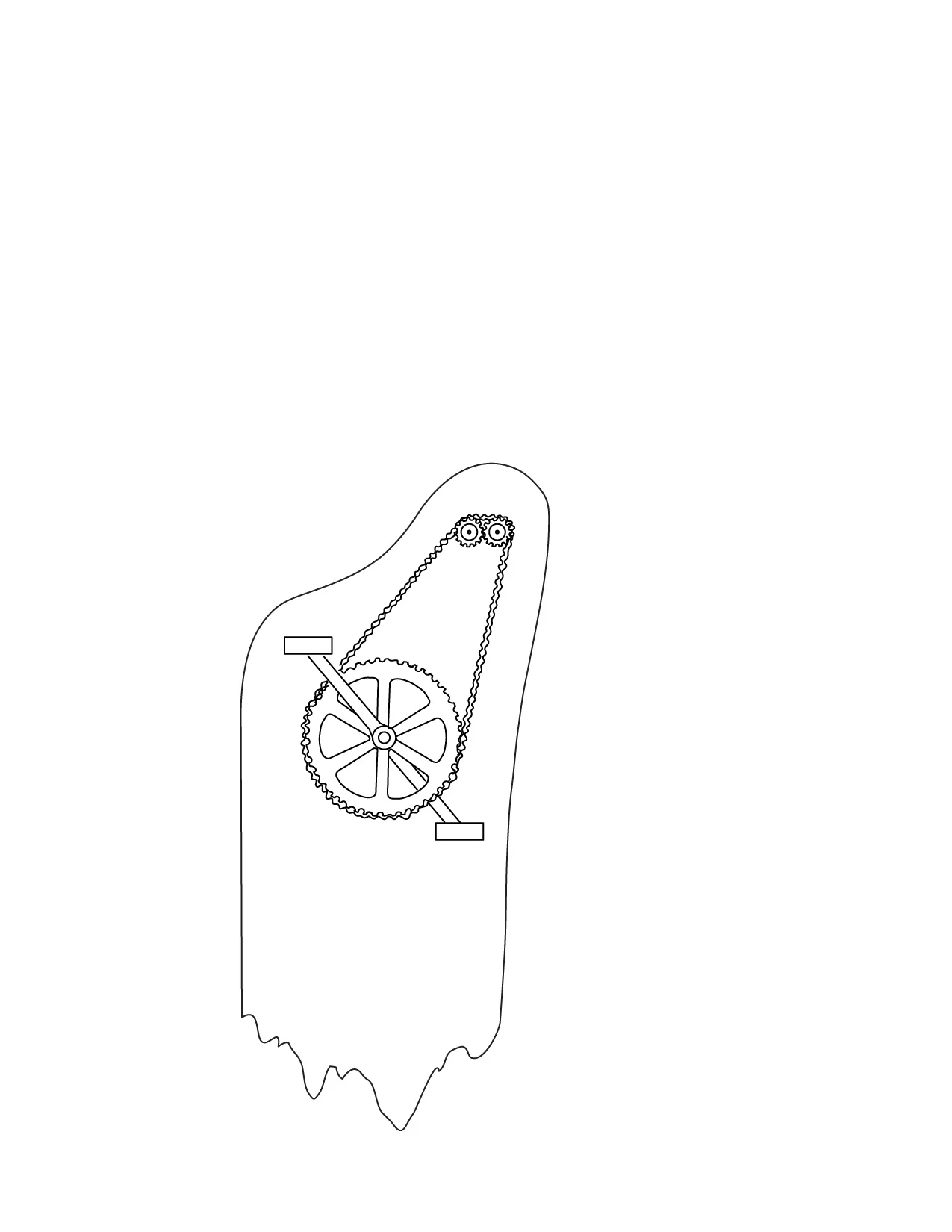 Adam Douglas Thompson - Drawing (ghost, gears)