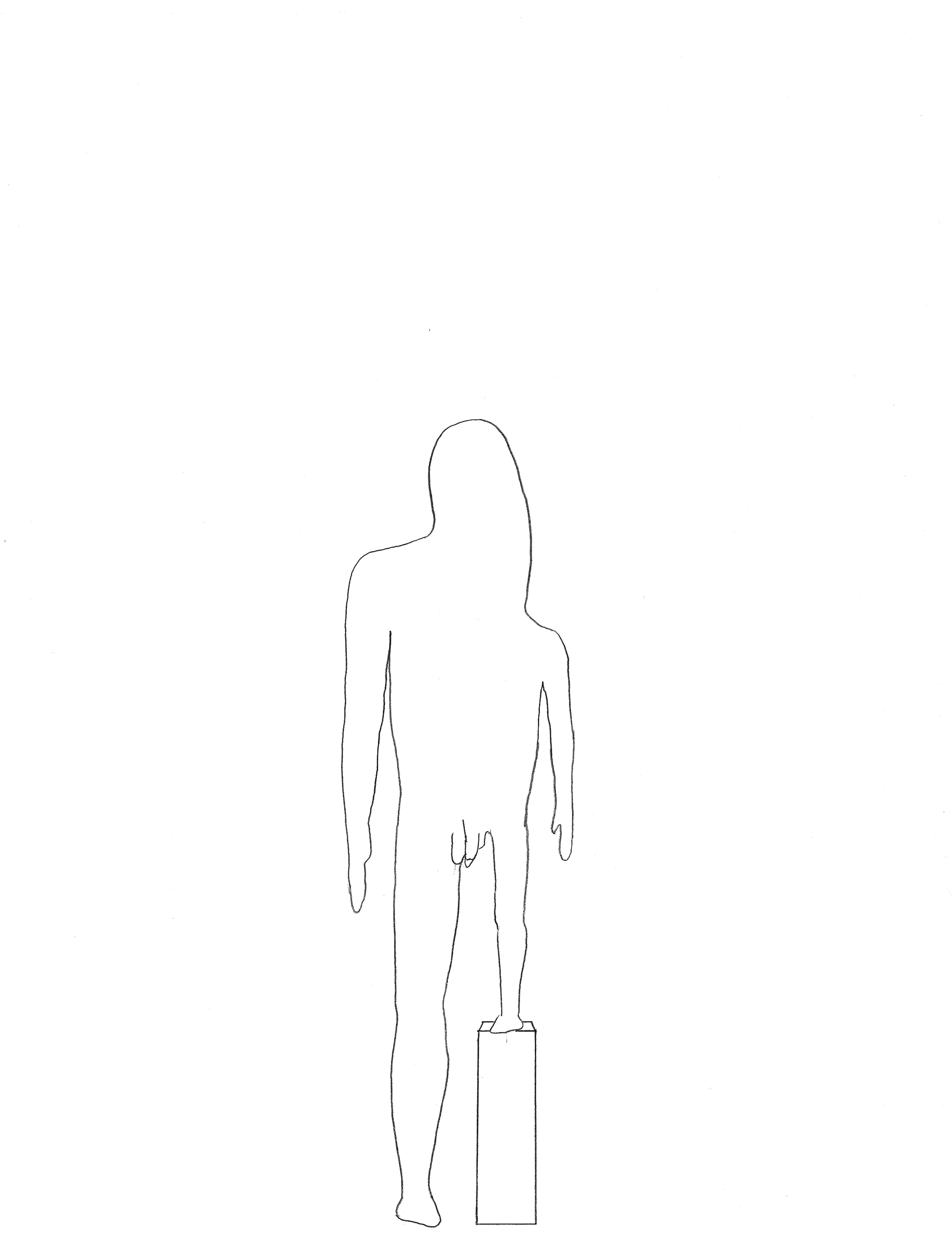 Adam Douglas Thompson - Drawing (figure, asymmetric scale)