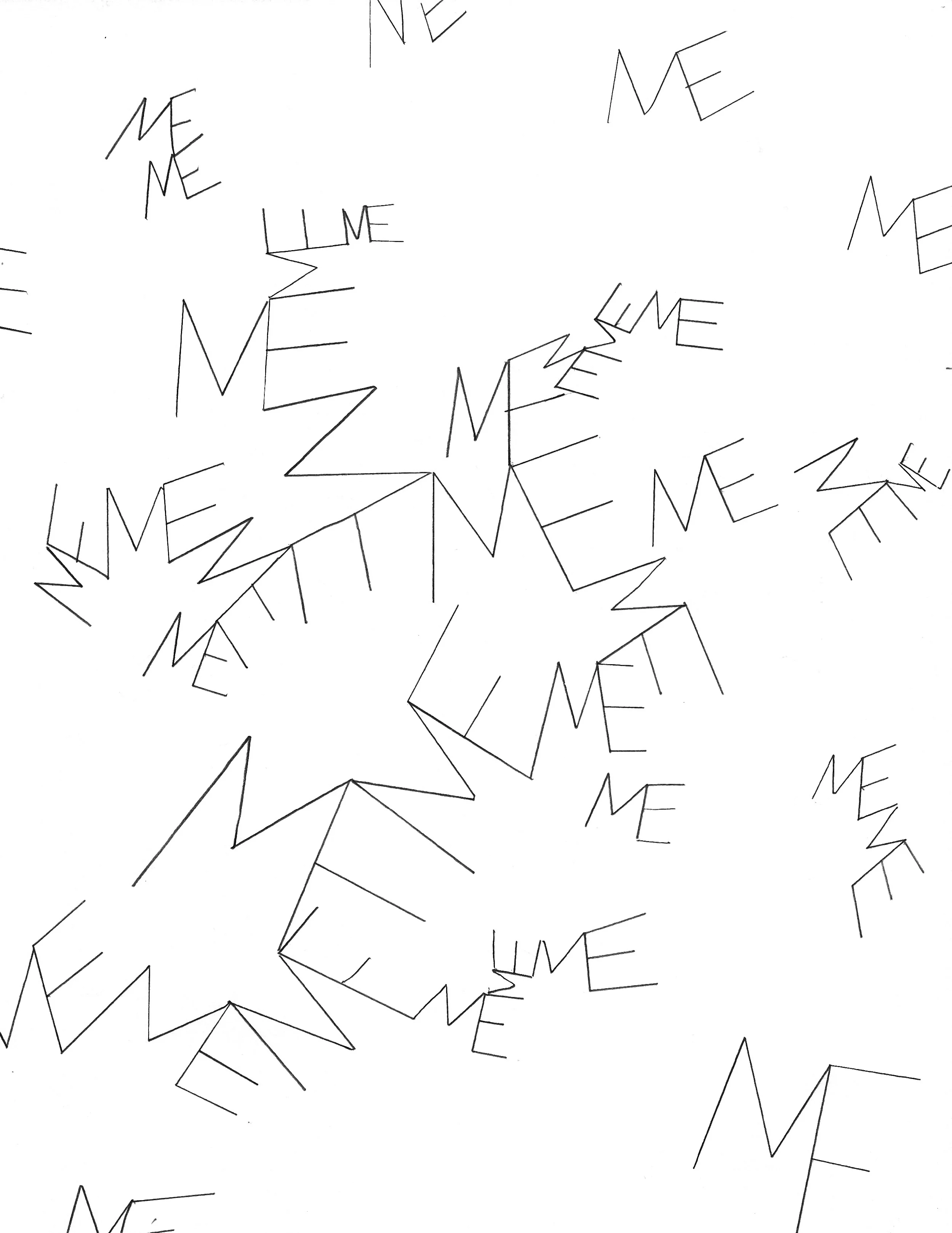 Adam Douglas Thompson - Drawing (me, me, me)