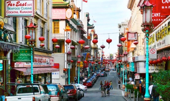 Sifting through the characteristic first date chit-chat to learn more about your possible partner can be tedious and time consuming. Find out what your new friend is really made of and see if they are man (or woman) enough to appreciate these Chinatown gems. The sights and smells of San Francisco’s Chinatown delight the adventurous and dare stomachs of steel. Roasted whole ducks dangling in windows, dimly lit bars and sour bartenders serving sweet drinks, will certainly separate the dull from the daring. Li Po Lounge Look for the blue neon sign , duck into Li Po Lounge , and start off the night with a Chinese Mai-Tai - a concoction known to make patrons stumble rather than stroll from the premises. This long-standing drinkery was recently made famous via a visit from Travel Channel's Anthony Bourdain. Don't let the minor celebrity status discourage a visit, there is as much character and history in the walls as in the faces of the patrons bellied-up to the bar. R & G Lounge A classic for locals and a treat for tourists, R & G Lounge is intimate and boisterous all at once cultivating good time atmosphere where you can still hear yourself think, or your date talk - if the conversation is worth listening to. A house specialty, the Salt and Pepper Full-Crab might freak you both out a bit, but break that critter up and the delectable and sweet flavors of the sea will delight even the most squeamish Chuck You - Delightful After Dinner Drinks Come to Cathay for one thing only, well two things – Chuck the Bartender and his drinks! A circular bar enclosed by a thin partition spares diners from Chuck’s antics that include matching every patron shot-for-shot, sharing his perfected ‘stink-eye’ glare with everyone who orders a drink and creating some uproarious good time laughs with his screw-you shenanigans. If you and your date can laugh as Chuck throws Singapore Slings and insults your way, you may have a keeper on your L'Amore is for Lovers or Karaoke So the dates going swell, crab juice slathered on your hands and face and hilariously rude bartenders have only added to your mutual fondness. Time for the Piece de Resistance: Karaoke. Luckily, one Chinatown enclave is reserved for just this kind of ridiculousness – L’Amore Nightclub . With glow-in-the-dark star stickers smattered on hastily painted walls and the requisite awkward-karaoke-video that accompanies each song, the title of “nightclub” might be a stretch, but its all fun nonetheless. Serenade your sweetie with a rendition of Lionel Richie’s “Hello” or bust out the Running Man to a Milli Vanilli duet. Say so long to your inhibitions and future faux pas, after this date your guard will be down and your comfort level up with only one thing left to do – decide what to do on your next date. http://www.cmykcity.com/articles/126/date-night-in-chinatown?page=5