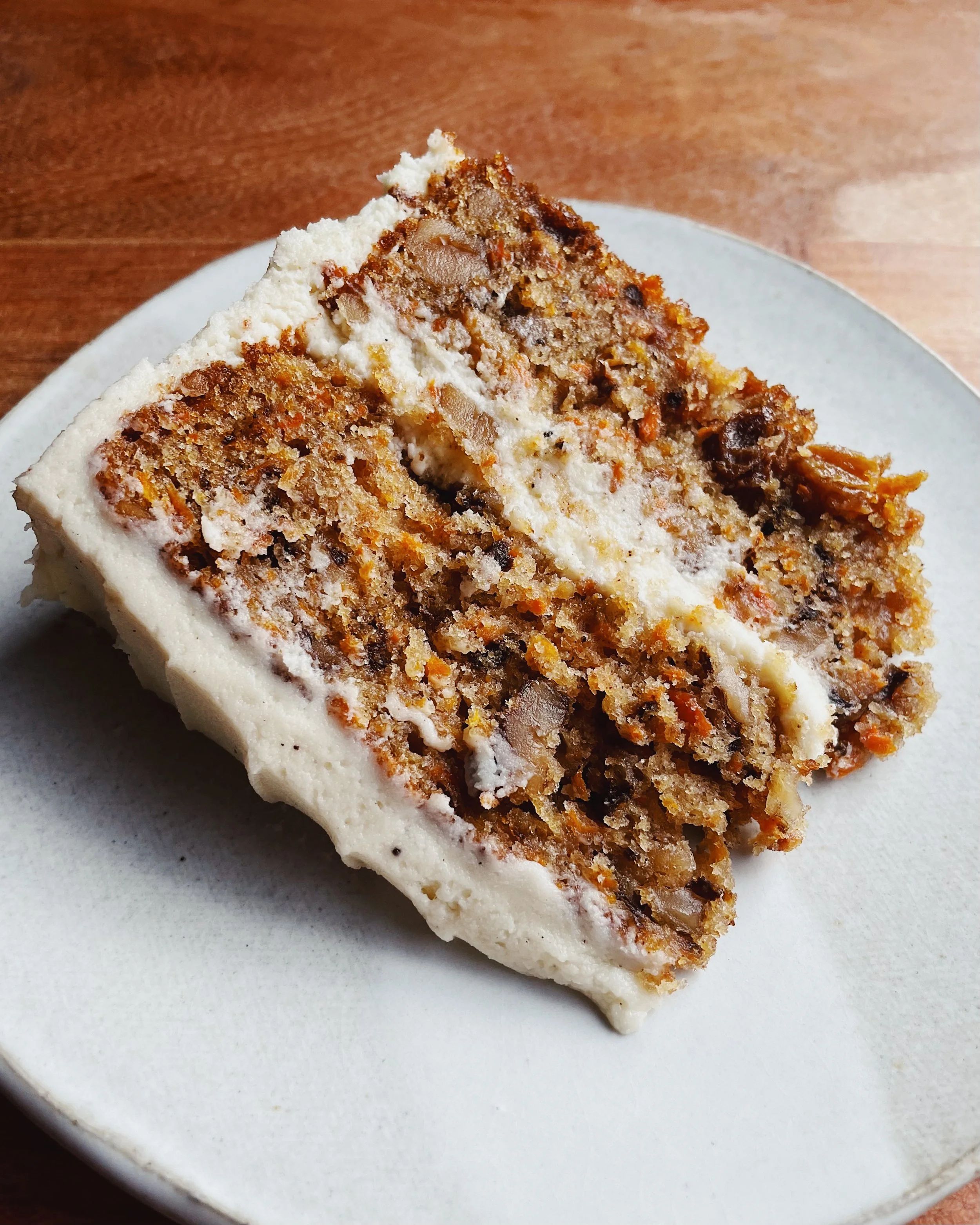 Carrot Cake with Browned Butter Cream Cheese Frosting
