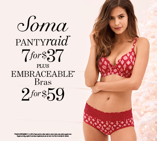 7 for $37 Embraceable Panty Event at Soma