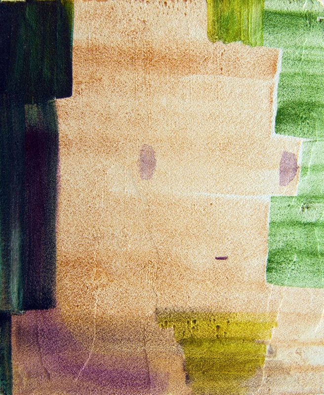 Torso in Sunlight , 2016, Fresco, 10” x 12”