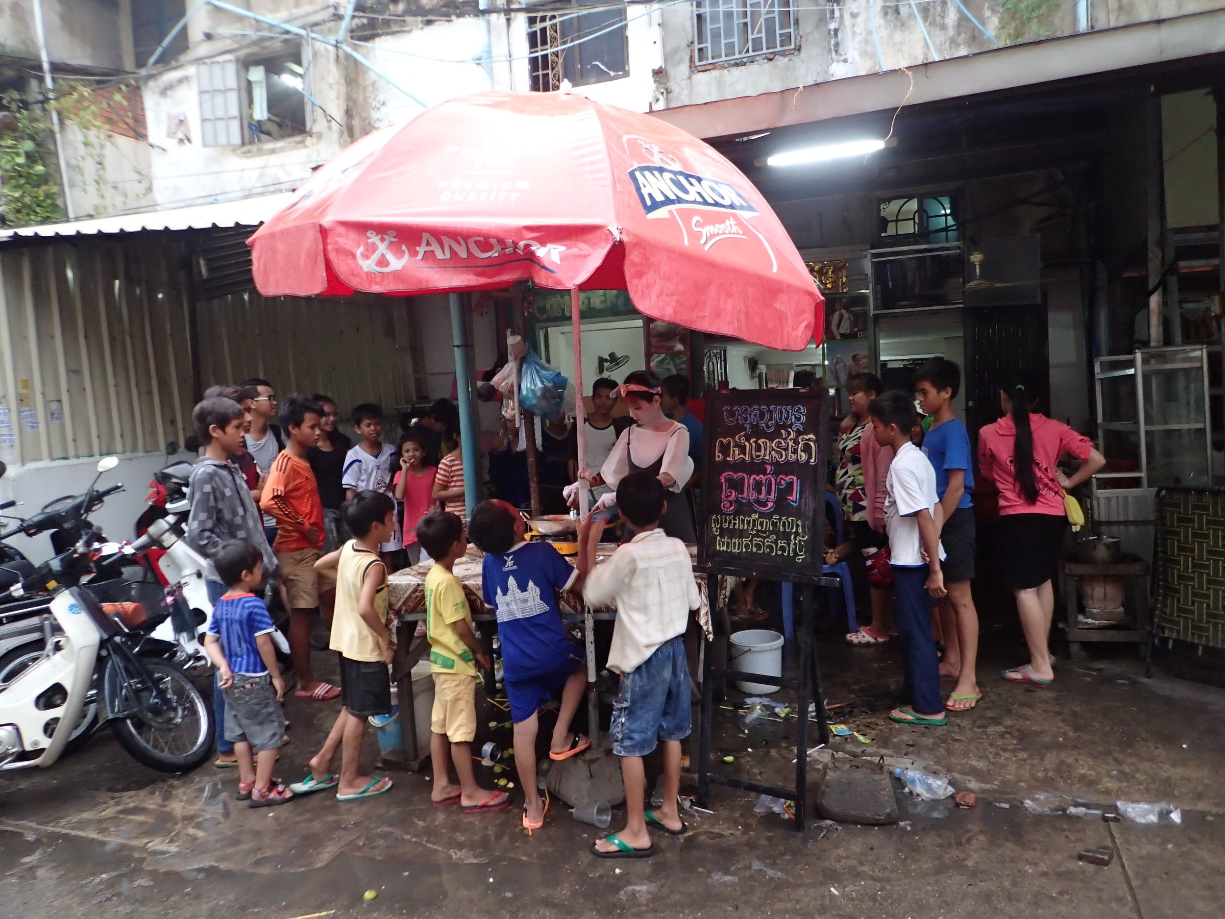   Super Perfect Working Robot- selling the tea eggs in Cambodia , 2016, performance video 