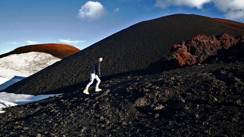 Treatise on Imaginary Explosions , vol. II, 2016 HD video, production still from shoot at geothermal plant, Iceland